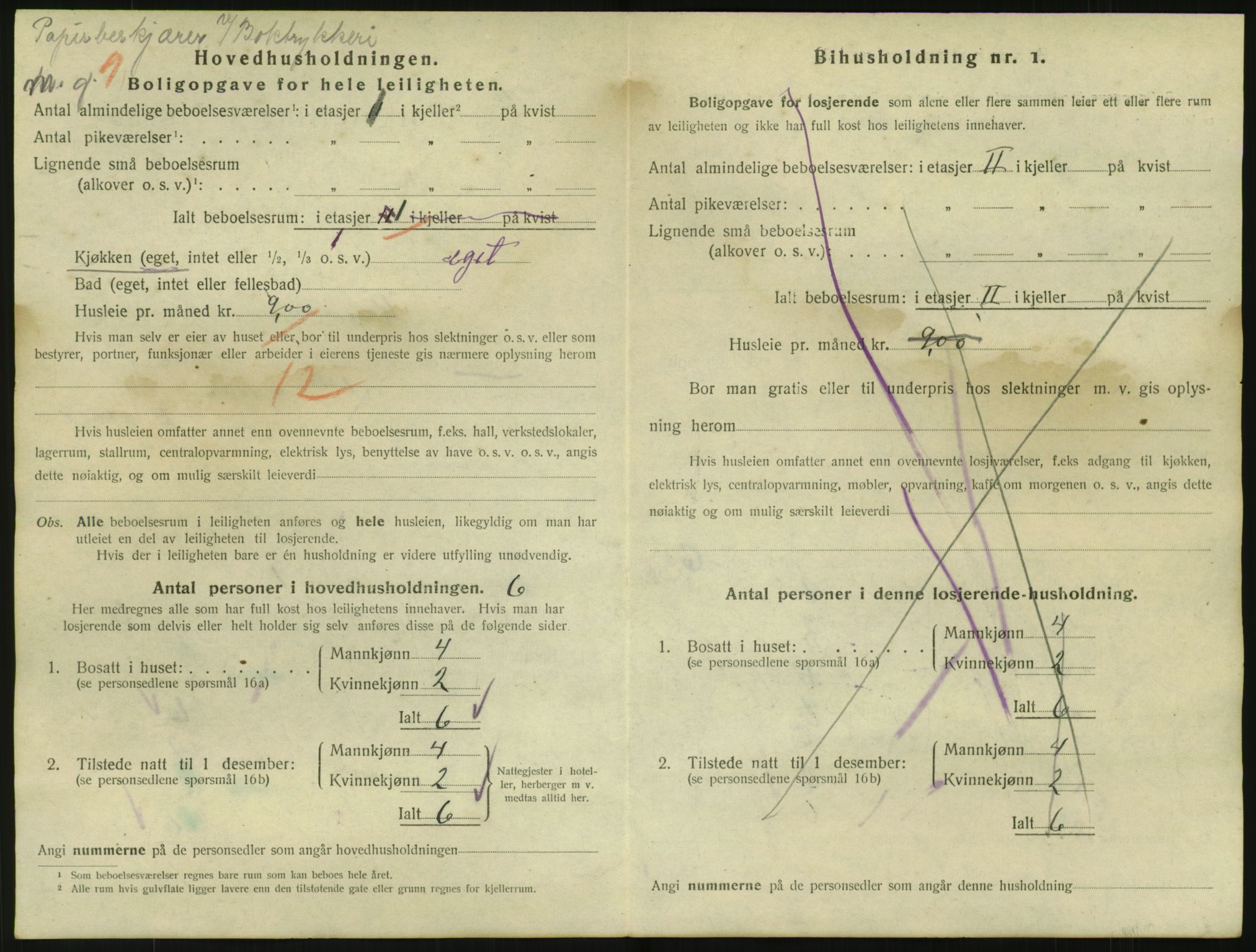 SAO, 1920 census for Kristiania, 1920, p. 54317