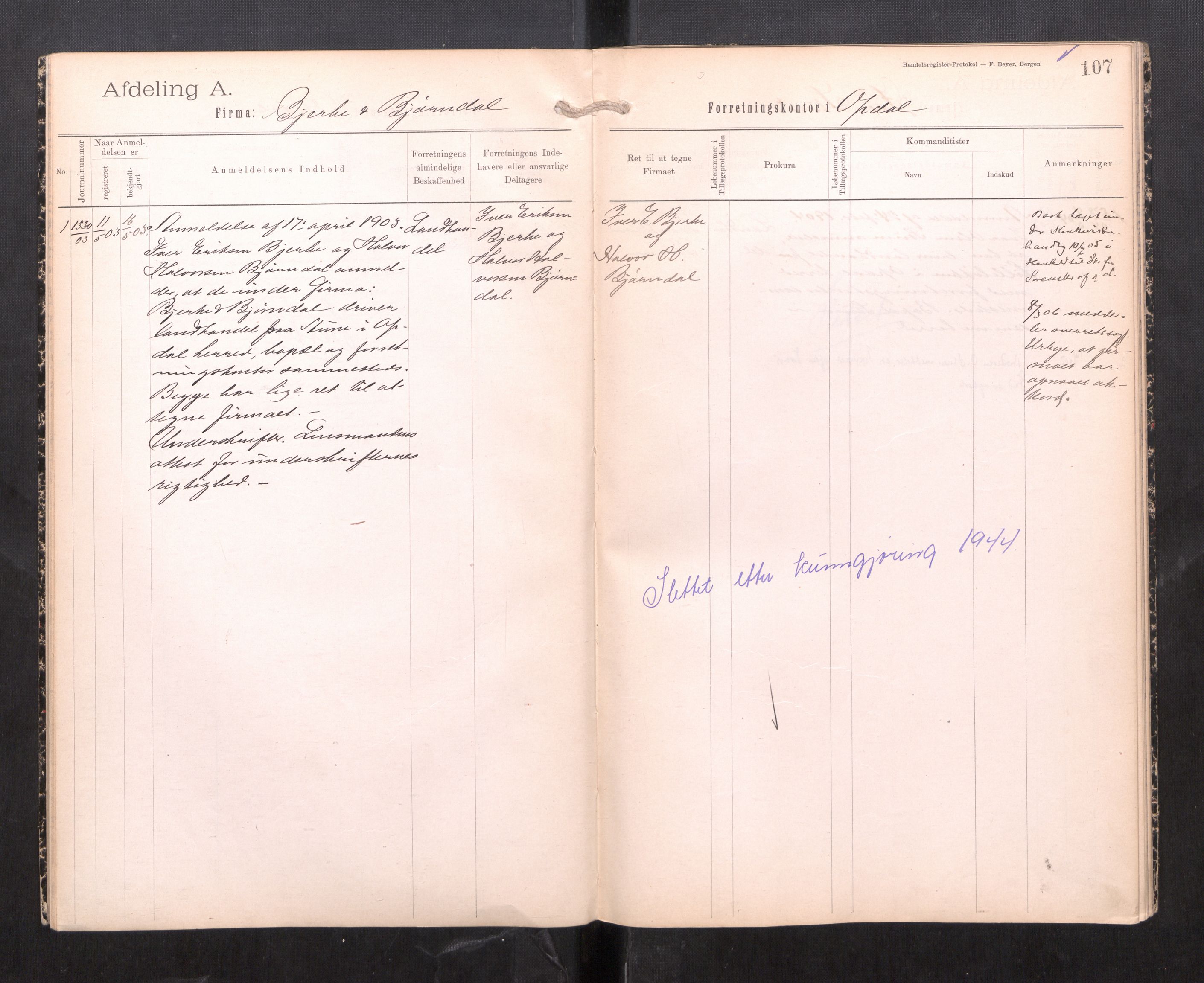 Orkdal sorenskriveri, AV/SAT-A-4169/2/J/Ja/Jaa/L0003: Firmaregister A, 1901-1913, p. 8