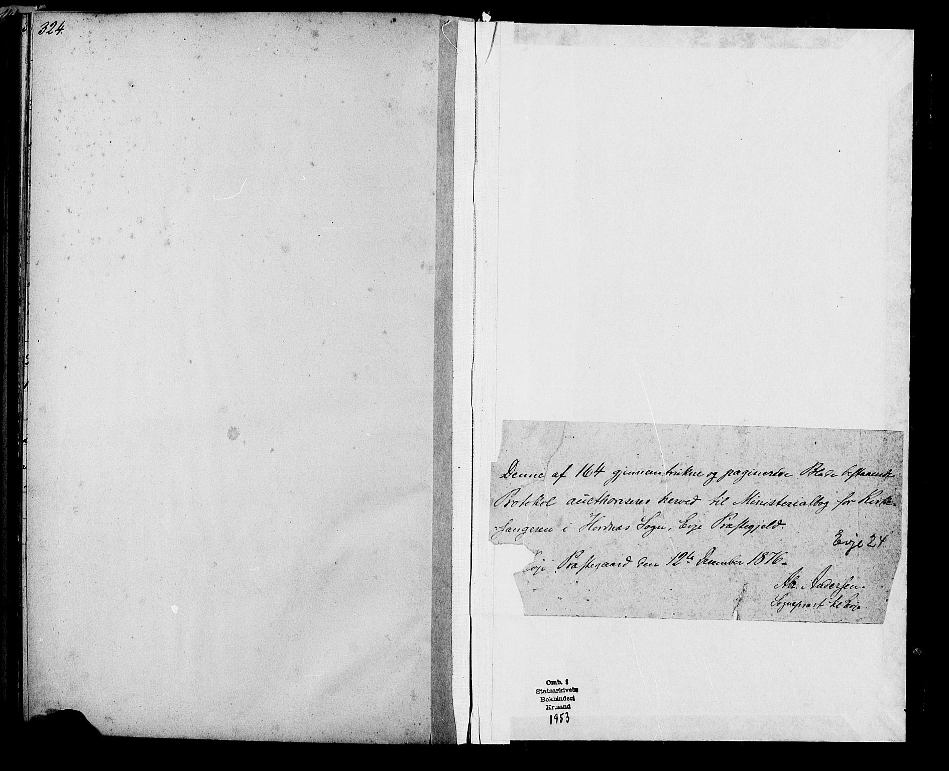 Evje sokneprestkontor, SAK/1111-0008/F/Fb/Fbb/L0002: Parish register (copy) no. B 2, 1879-1909, p. 324-325