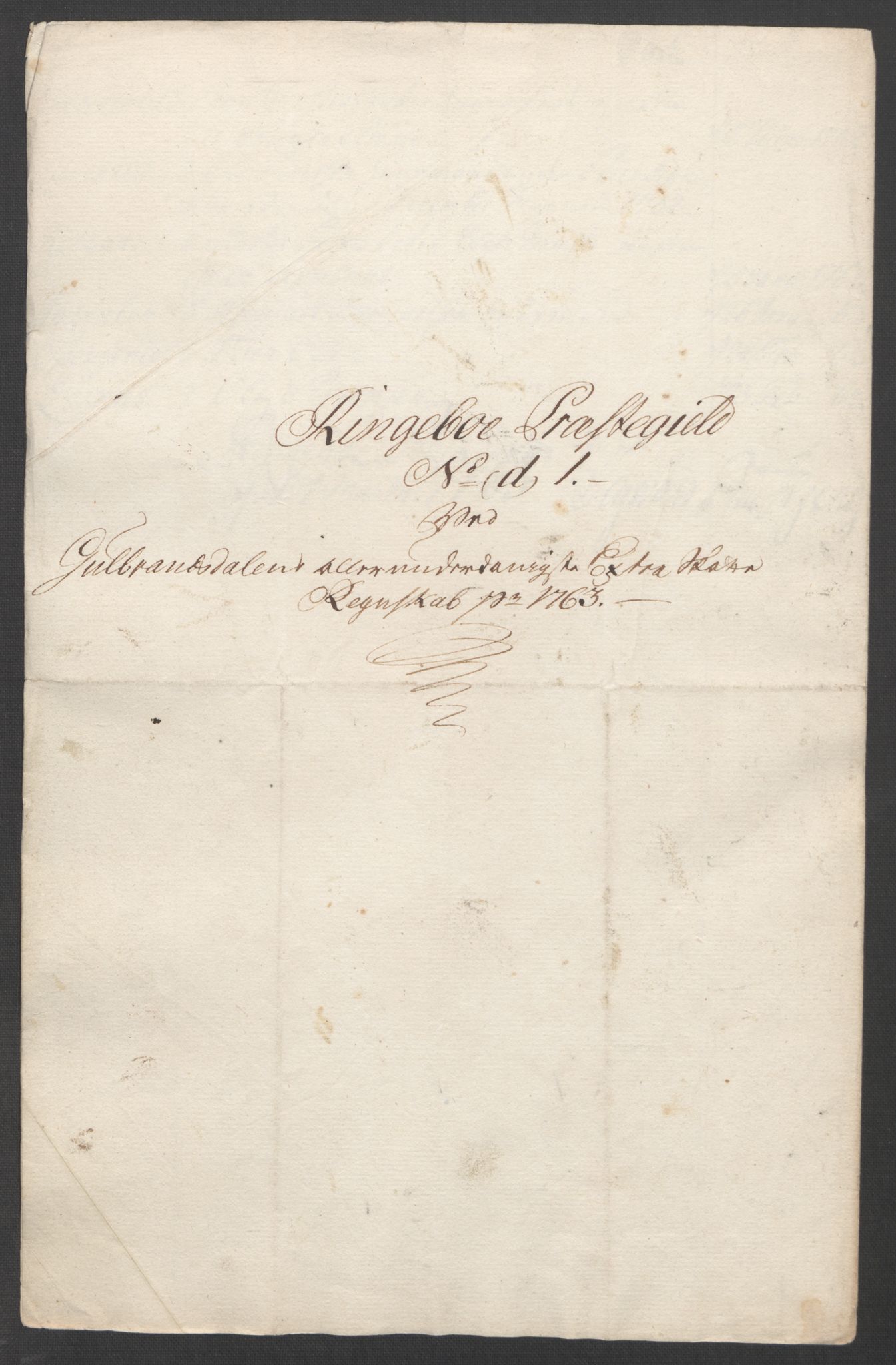 Rentekammeret inntil 1814, Reviderte regnskaper, Fogderegnskap, AV/RA-EA-4092/R17/L1266: Ekstraskatten Gudbrandsdal, 1762-1766, p. 160