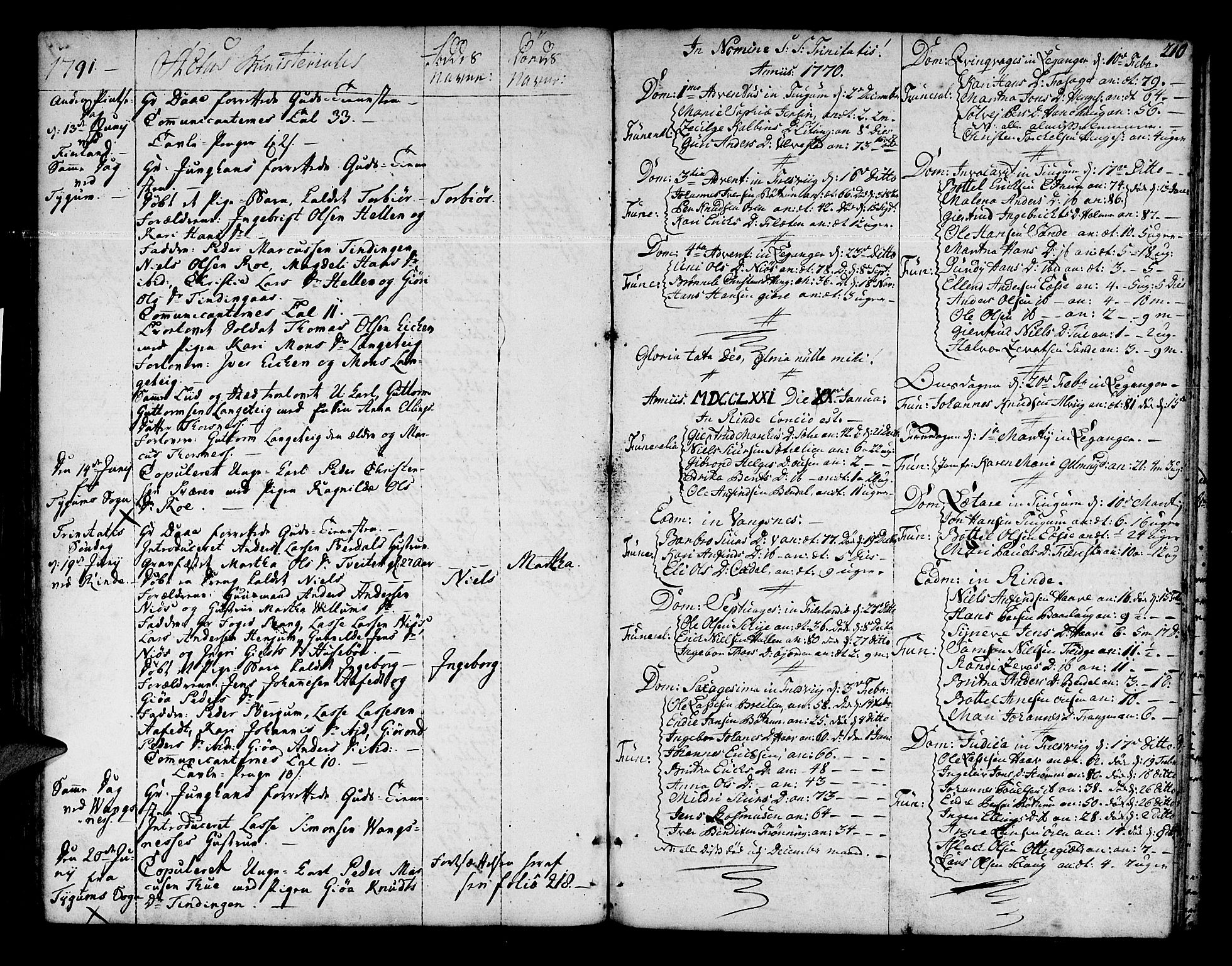 Leikanger sokneprestembete, SAB/A-81001: Parish register (official) no. A 4, 1770-1791, p. 210