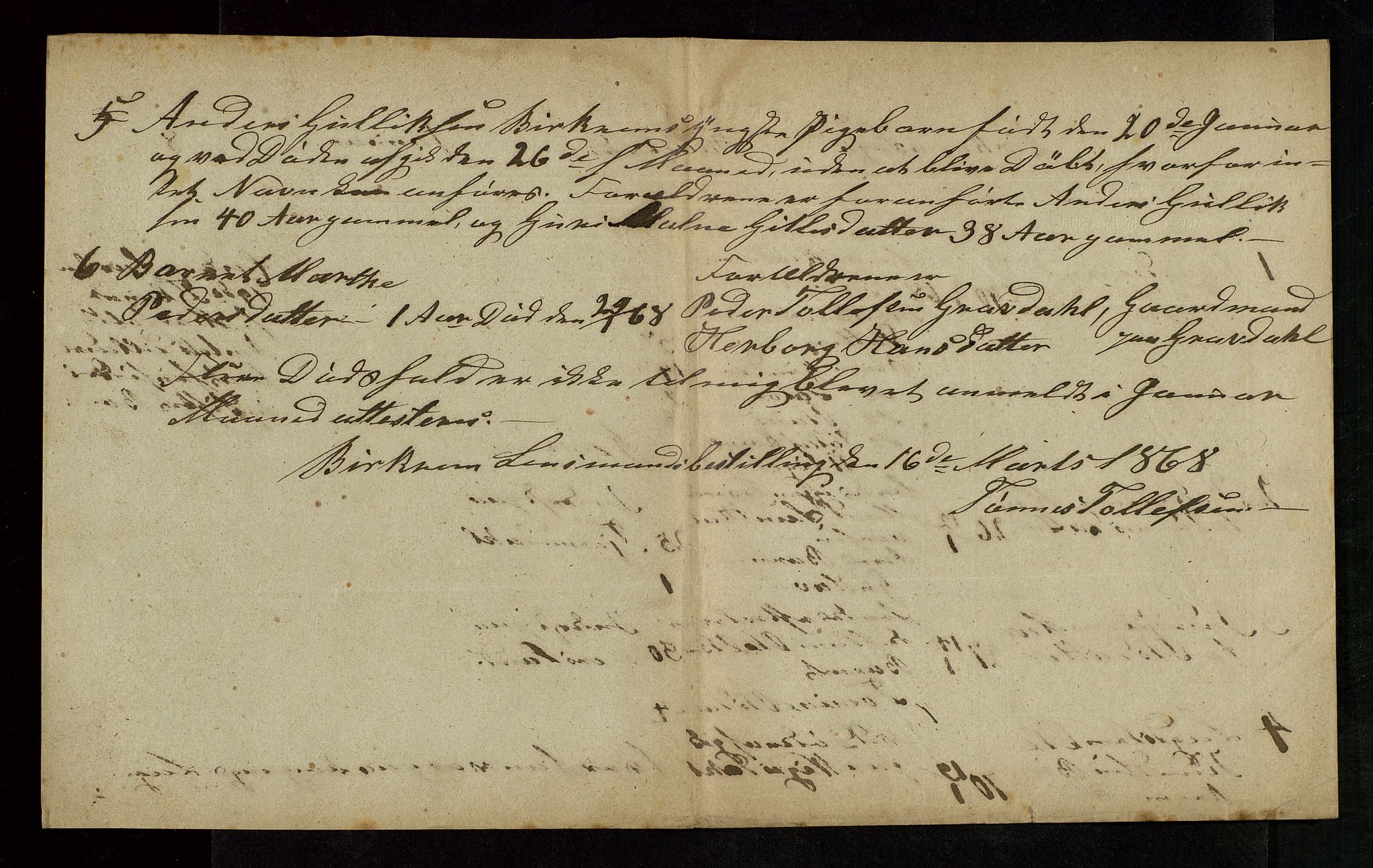 Jæren og Dalane sorenskriveri, AV/SAST-A-100306/5/52AB/L0004: DØDSFALL-LISTER DALANE, 1865-1868, p. 41