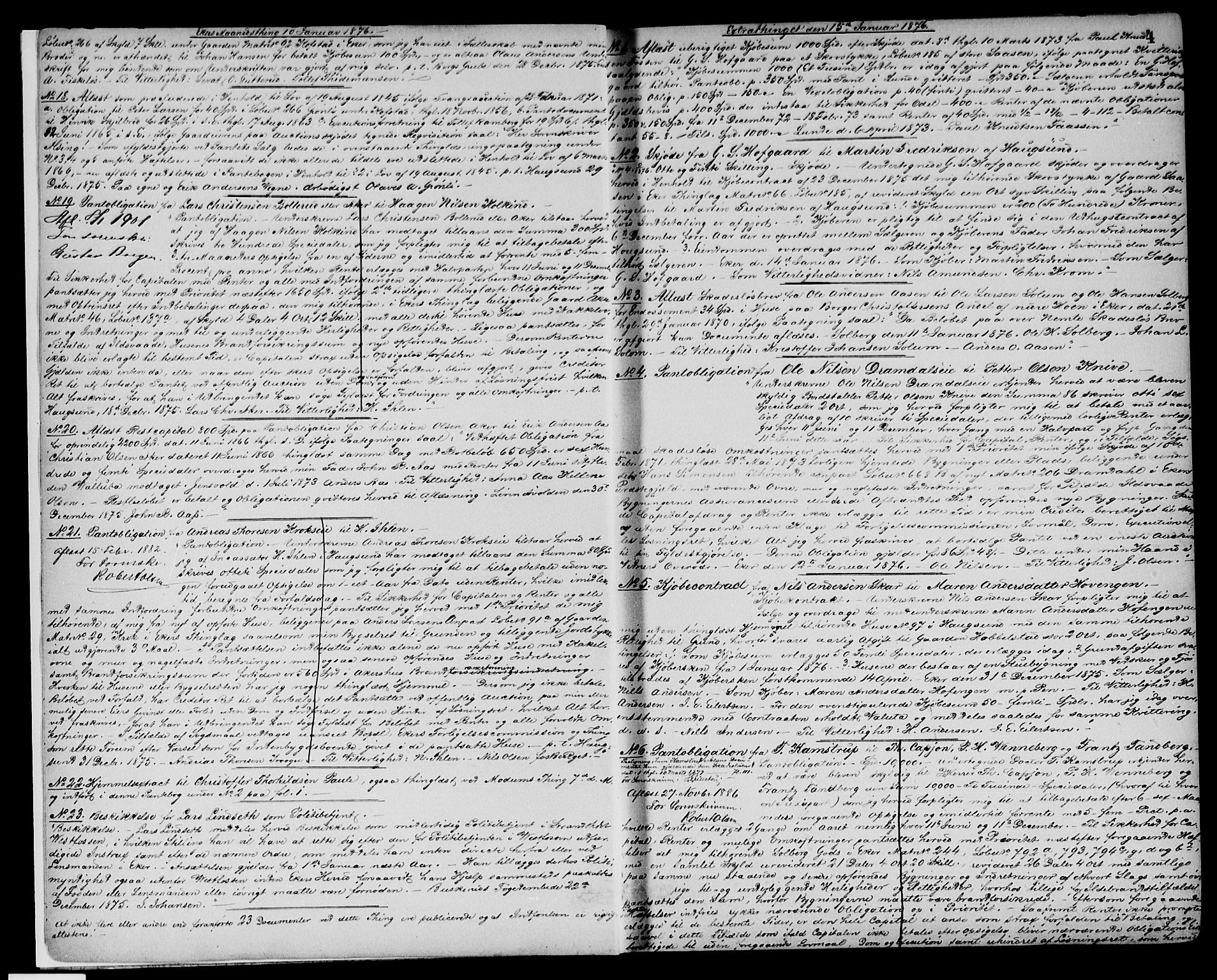 Eiker, Modum og Sigdal sorenskriveri, SAKO/A-123/G/Ga/Gaa/L0018a: Mortgage book no. I 18a, 1876-1878, p. 4
