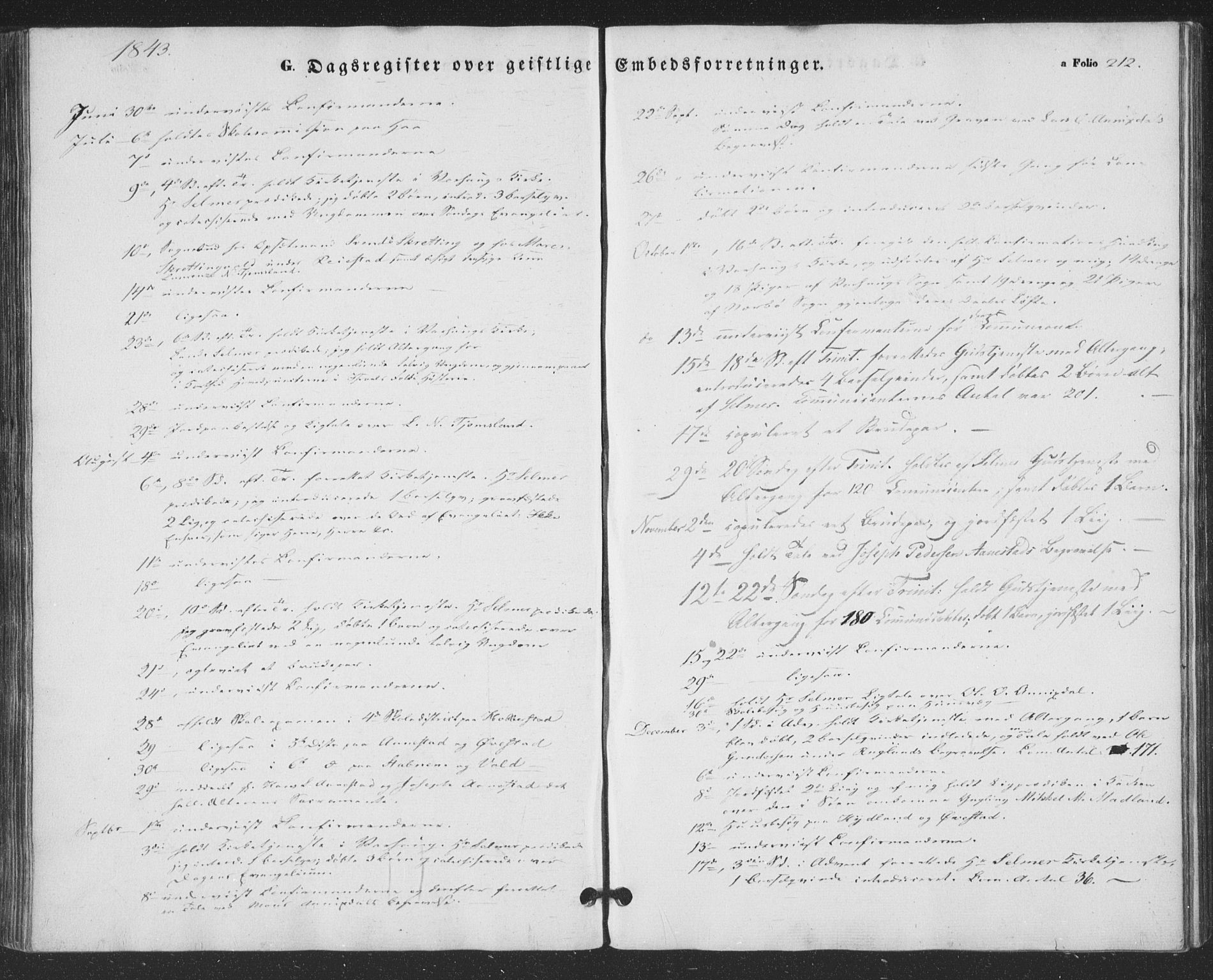 Hå sokneprestkontor, AV/SAST-A-101801/001/30BA/L0007: Parish register (official) no. A 6, 1842-1855, p. 212