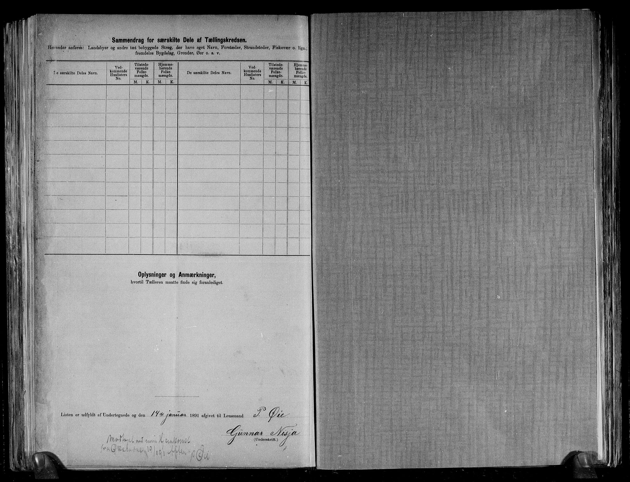 RA, 1891 census for 1563 Sunndal, 1891, p. 20