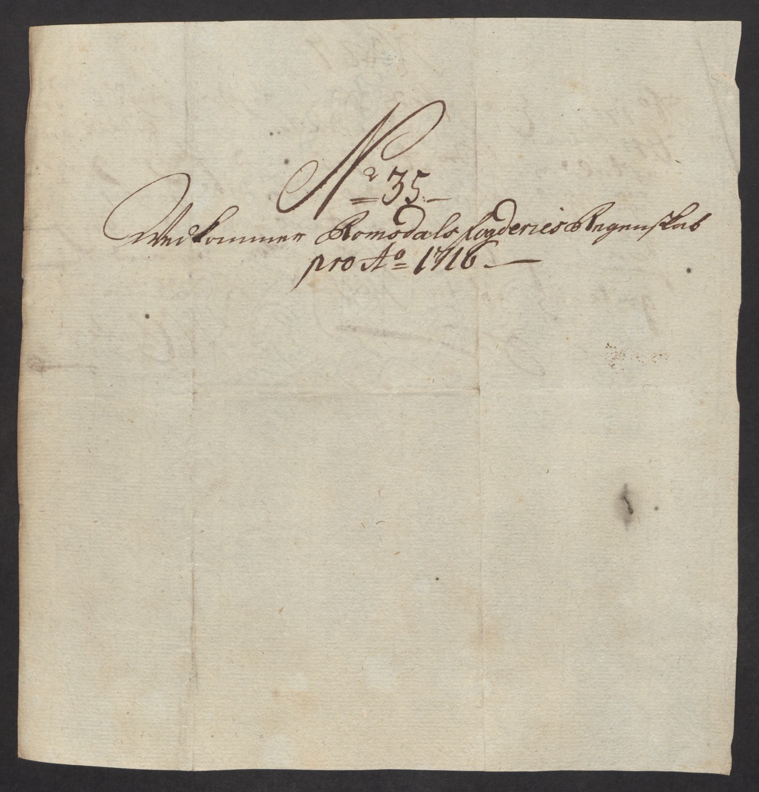 Rentekammeret inntil 1814, Reviderte regnskaper, Fogderegnskap, RA/EA-4092/R55/L3663: Fogderegnskap Romsdal, 1715-1716, p. 463