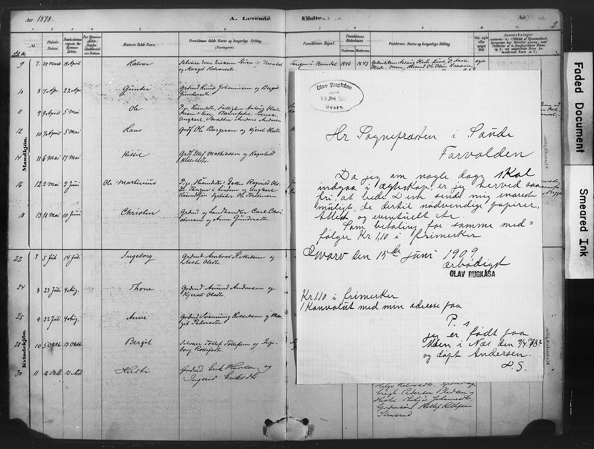 Sauherad kirkebøker, SAKO/A-298/F/Fb/L0002: Parish register (official) no. II 2, 1878-1901, p. 2