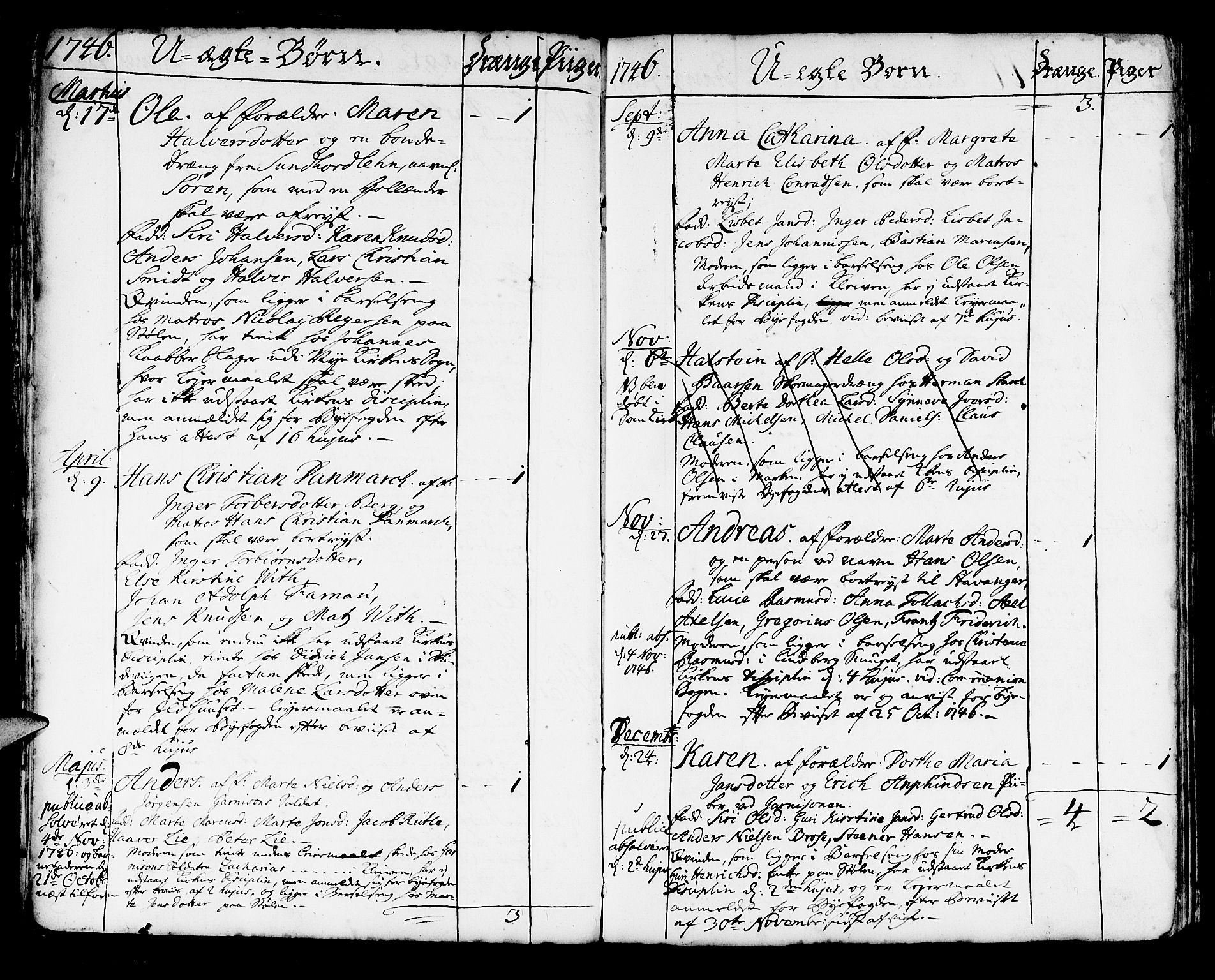 Korskirken sokneprestembete, SAB/A-76101/H/Haa/L0004: Parish register (official) no. A 4, 1720-1750, p. 304