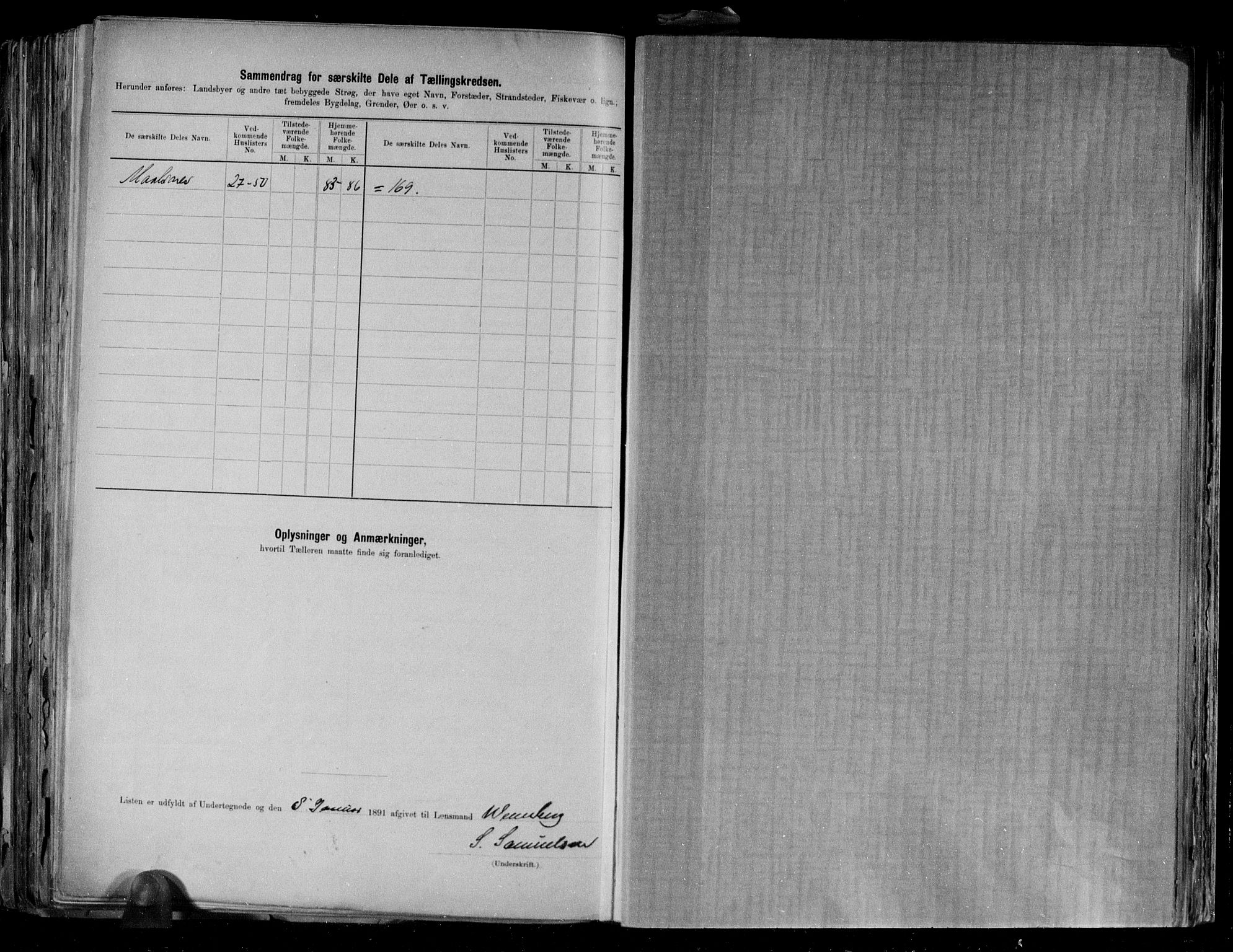 RA, 1891 census for 1932 Malangen, 1891, p. 14