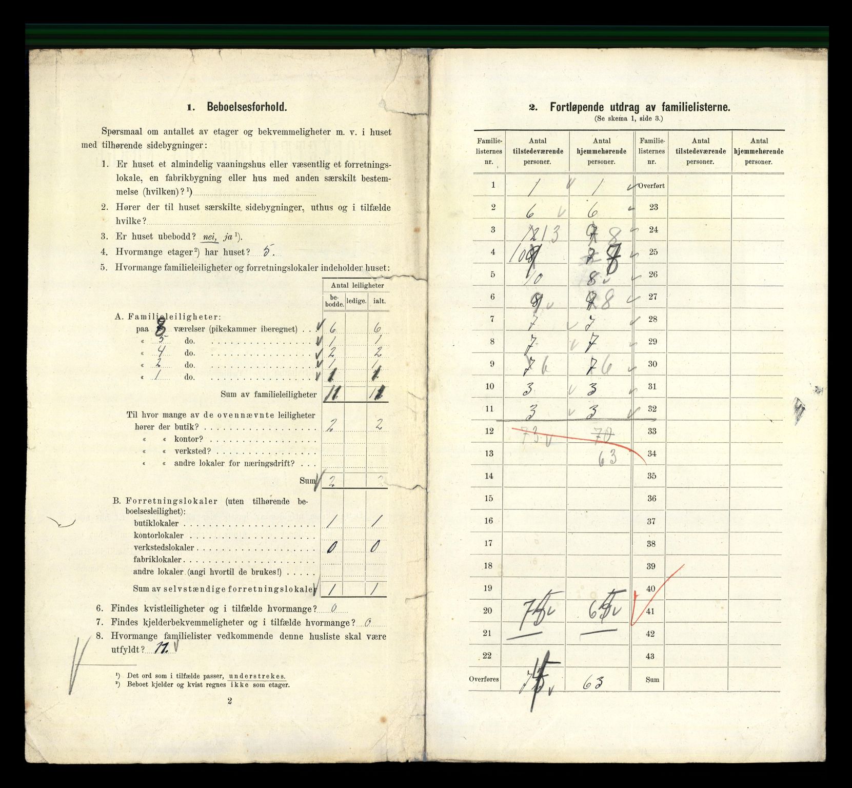 RA, 1910 census for Kristiania, 1910, p. 13852