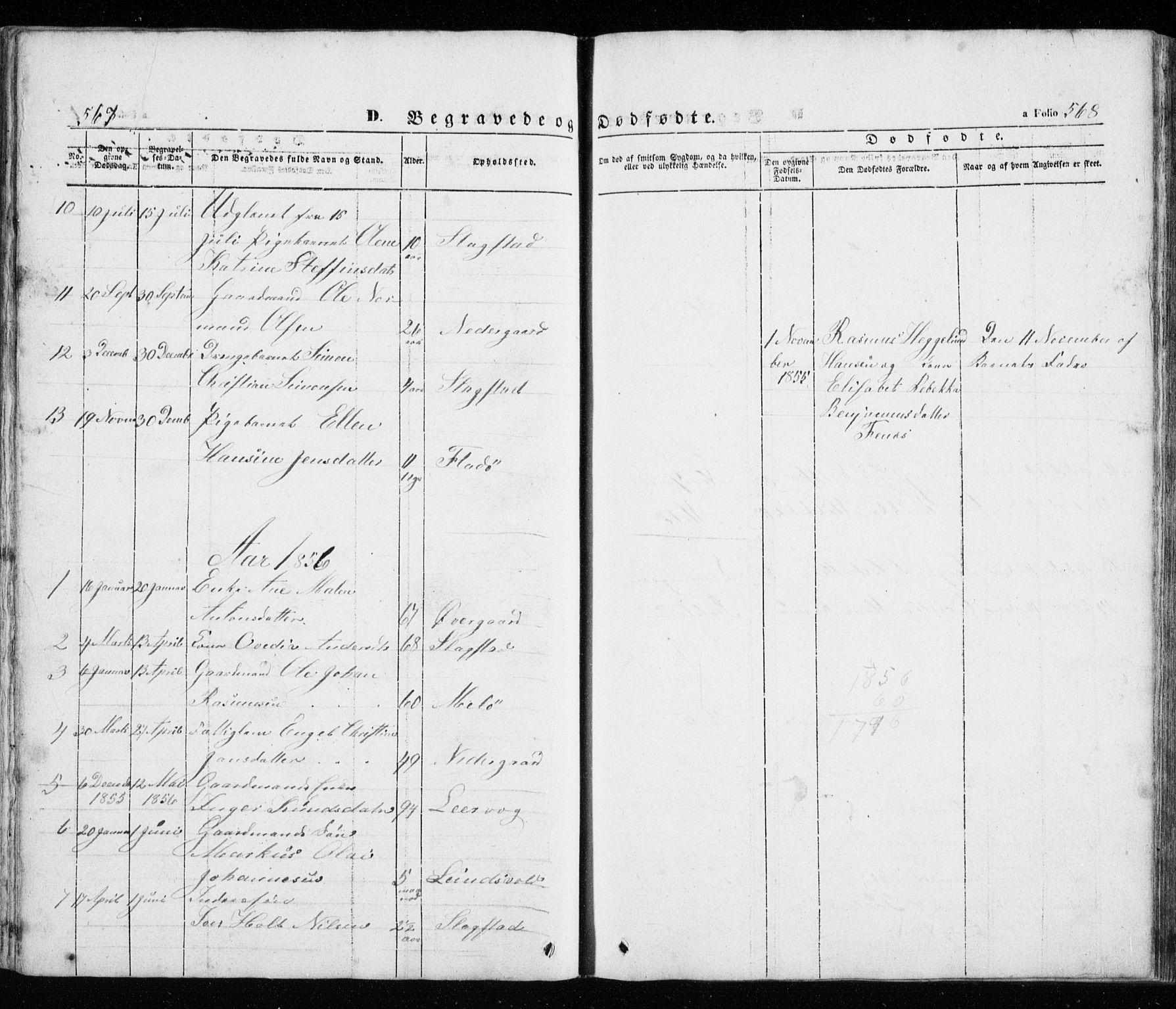 Trondenes sokneprestkontor, SATØ/S-1319/H/Ha/L0010kirke: Parish register (official) no. 10, 1840-1865, p. 567-568