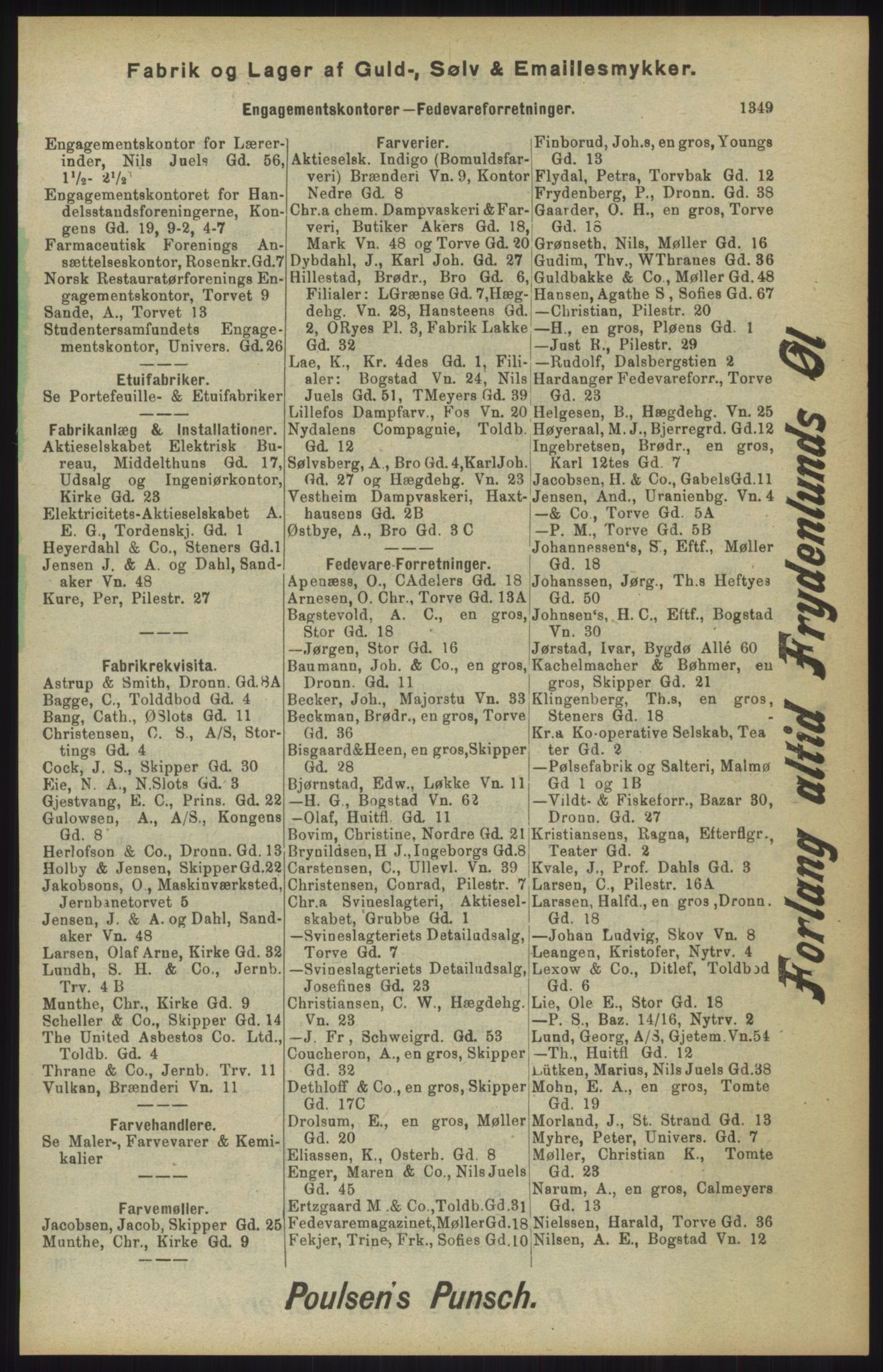 Kristiania/Oslo adressebok, PUBL/-, 1904, p. 1349