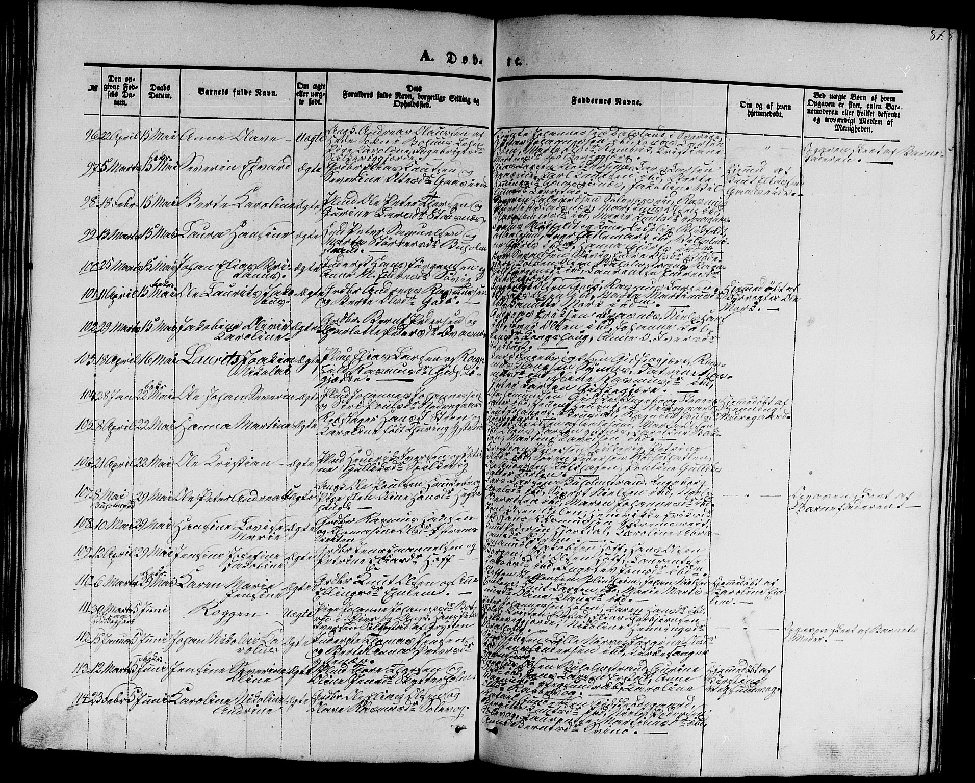 Ministerialprotokoller, klokkerbøker og fødselsregistre - Møre og Romsdal, AV/SAT-A-1454/528/L0427: Parish register (copy) no. 528C08, 1855-1864, p. 87