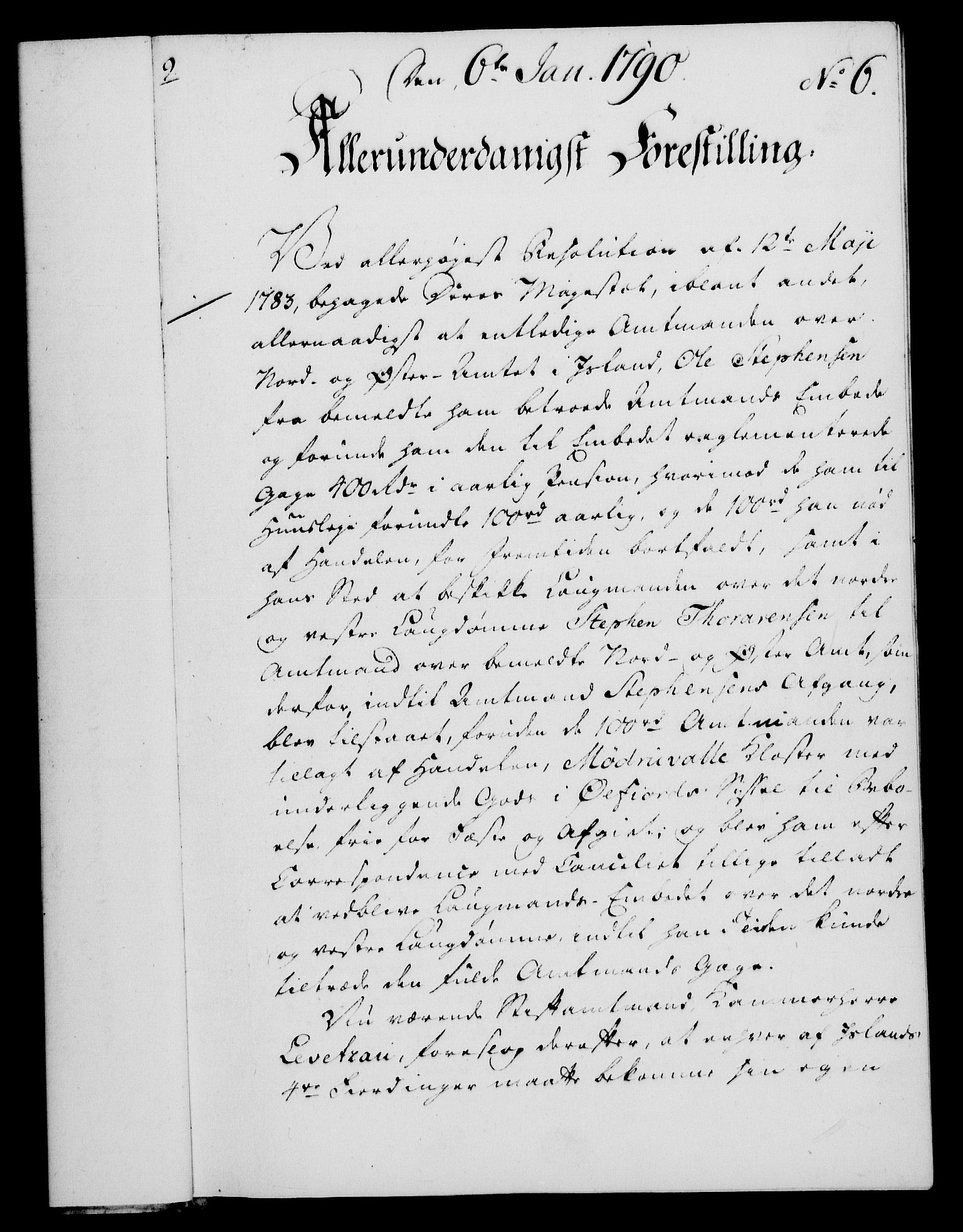 Rentekammeret, Kammerkanselliet, RA/EA-3111/G/Gf/Gfa/L0072: Norsk relasjons- og resolusjonsprotokoll (merket RK 52.72), 1790, p. 48