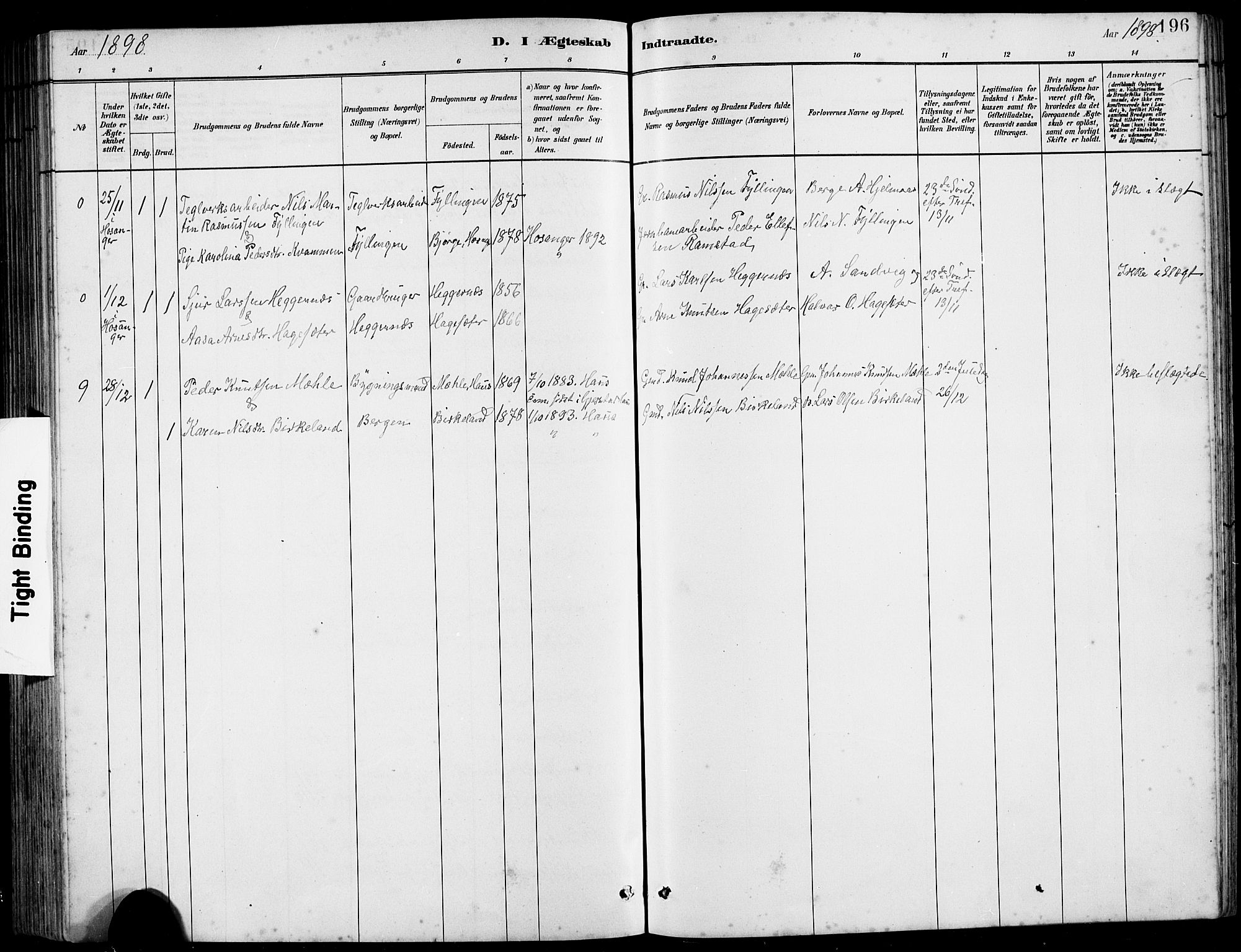 Hamre sokneprestembete, AV/SAB-A-75501/H/Ha/Hab: Parish register (copy) no. B 3, 1881-1898, p. 197