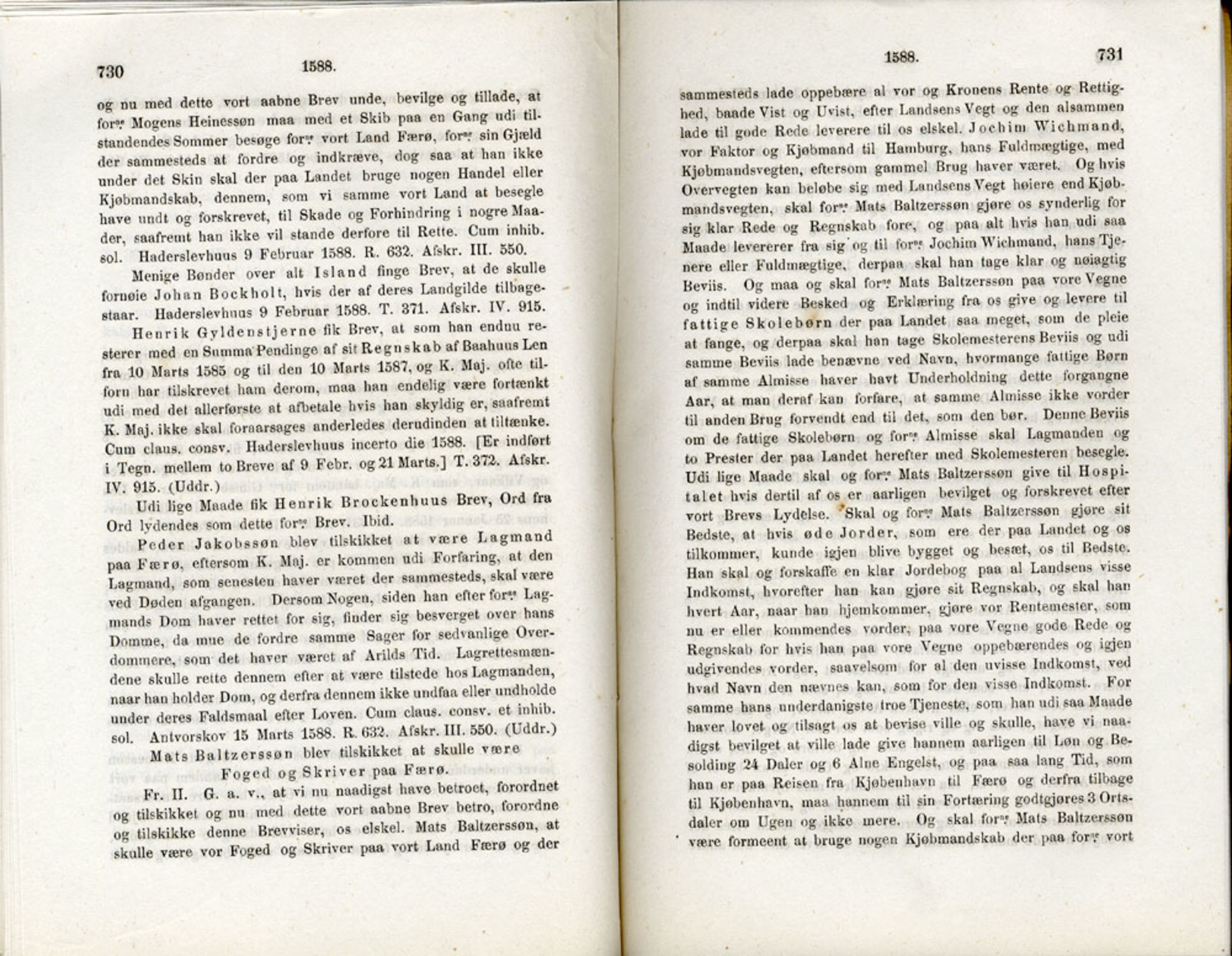 Publikasjoner utgitt av Det Norske Historiske Kildeskriftfond, PUBL/-/-/-: Norske Rigs-Registranter, bind 2, 1572-1588, p. 730-731