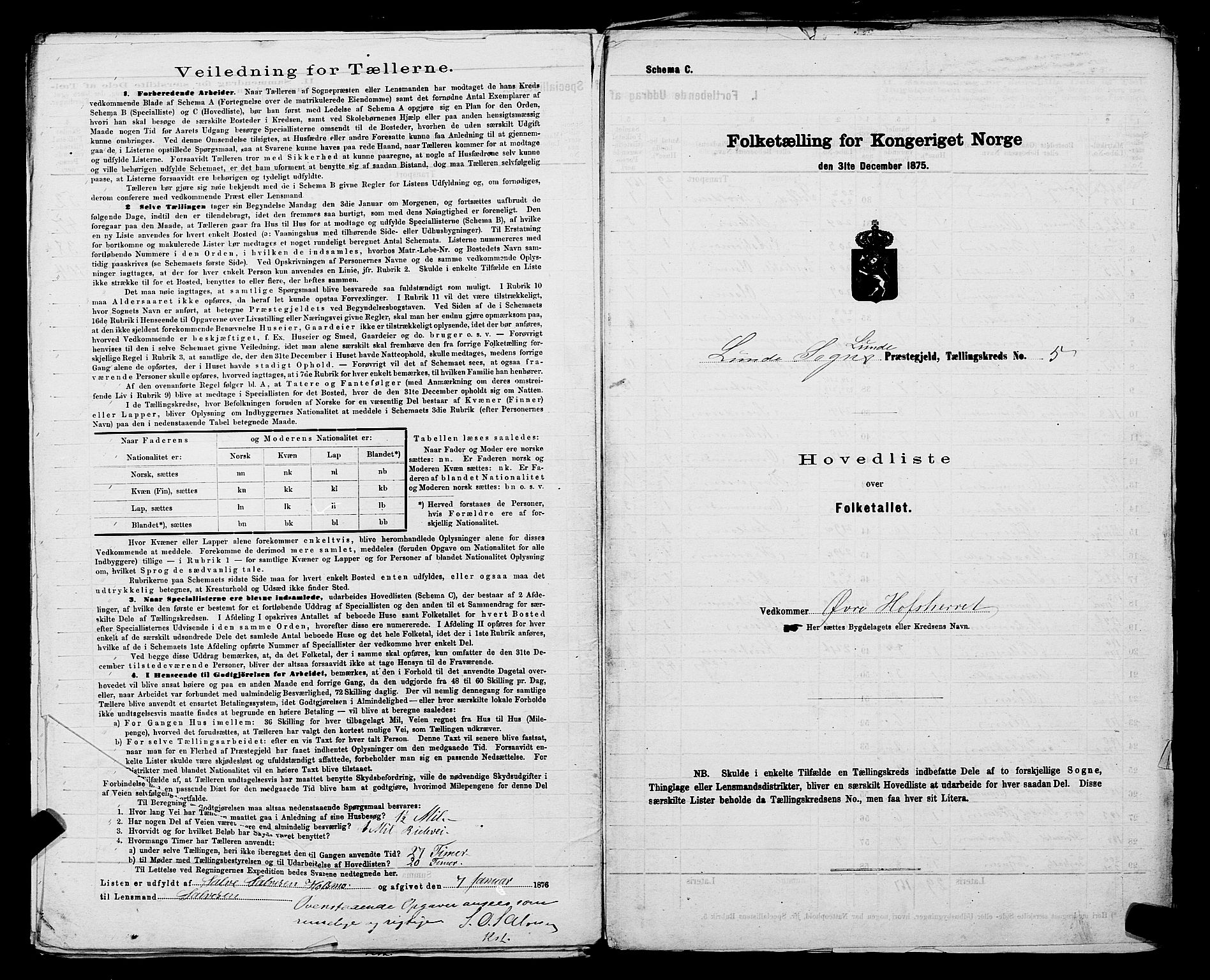 SAST, 1875 census for 1112P Lund, 1875, p. 12