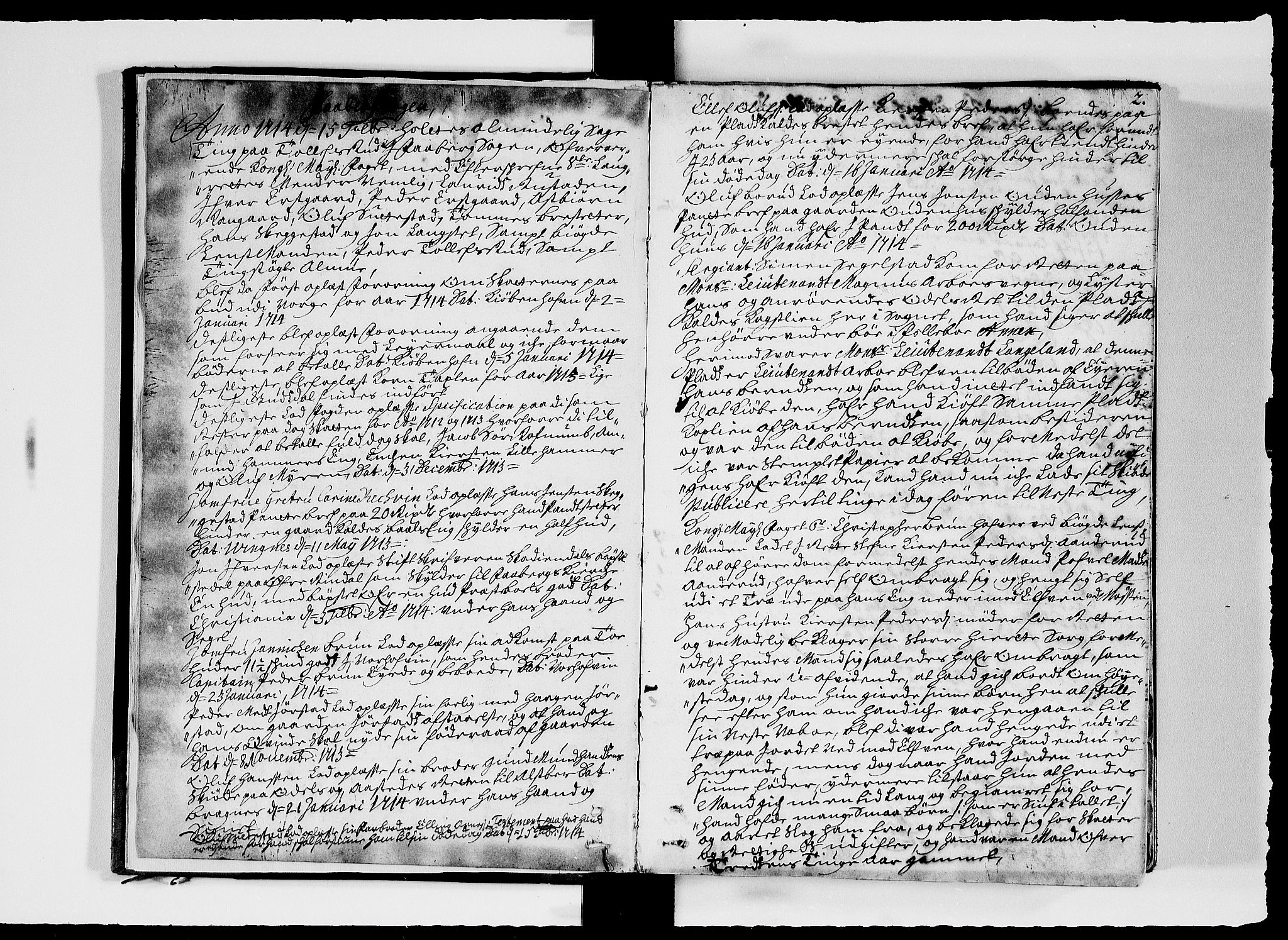 Sorenskriverier i Gudbrandsdalen, SAH/TING-036/G/Gb/Gbc/L0005: Tingbok - Nord- og Sør-Gudbrandsdal, 1714-1716, p. 1b-2a