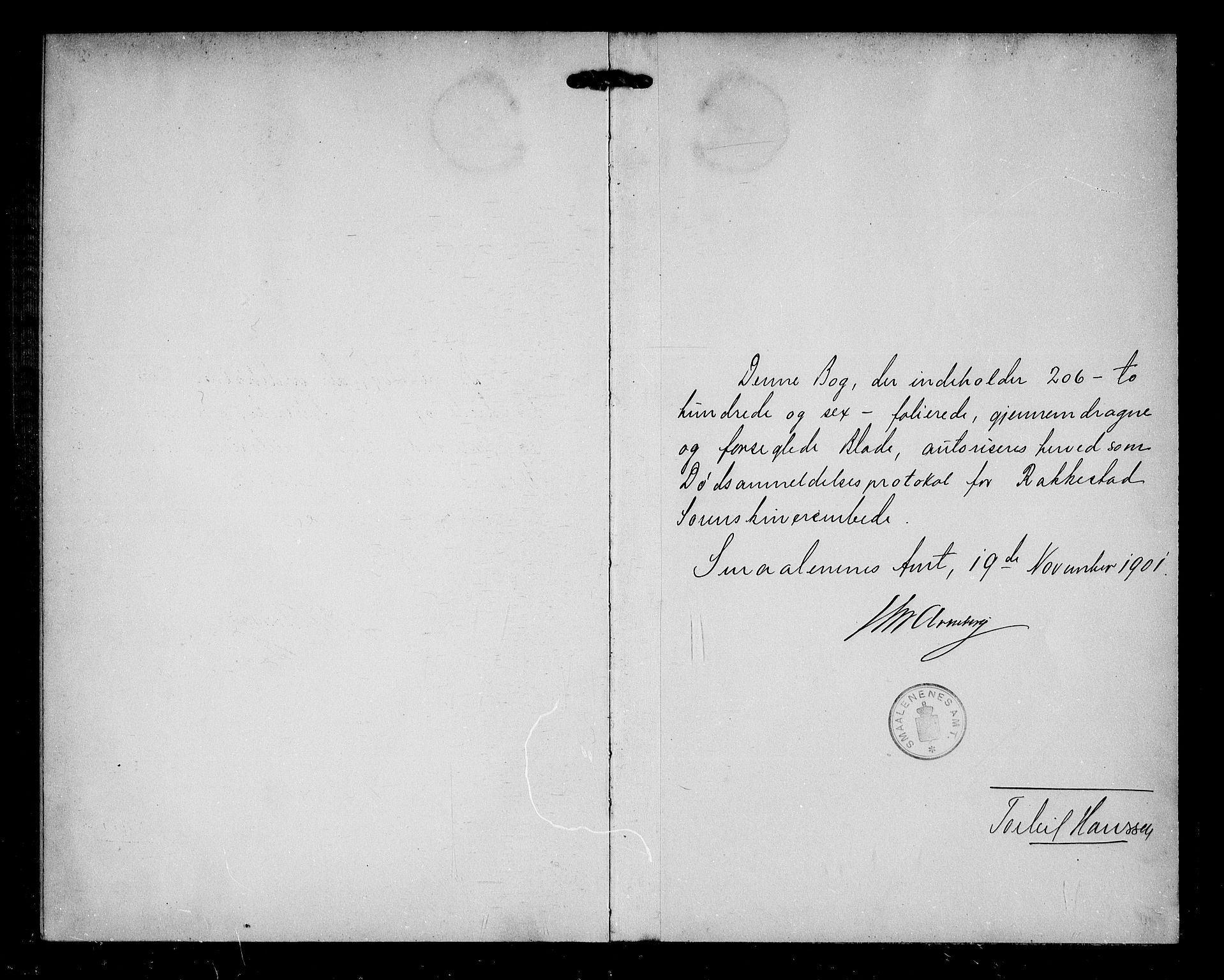 Rakkestad sorenskriveri, SAO/A-10686/H/Ha/Haa/L0007: Dødsanmeldelsesprotokoller, 1902-1916