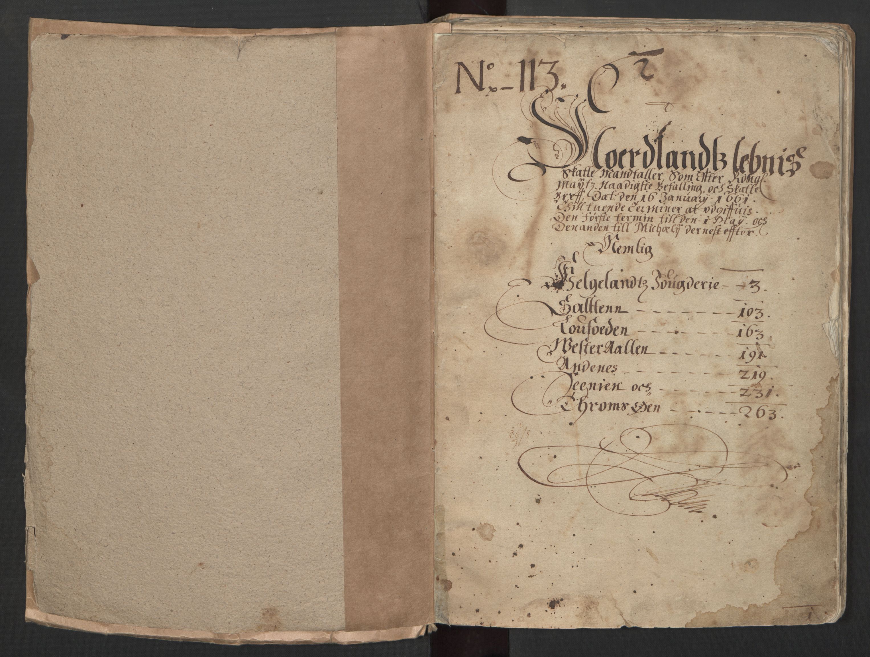 Rentekammeret inntil 1814, Realistisk ordnet avdeling, AV/RA-EA-4070/L/L0030/0002: Nordland lagdømme: / Skattemanntall, 1662, p. 1