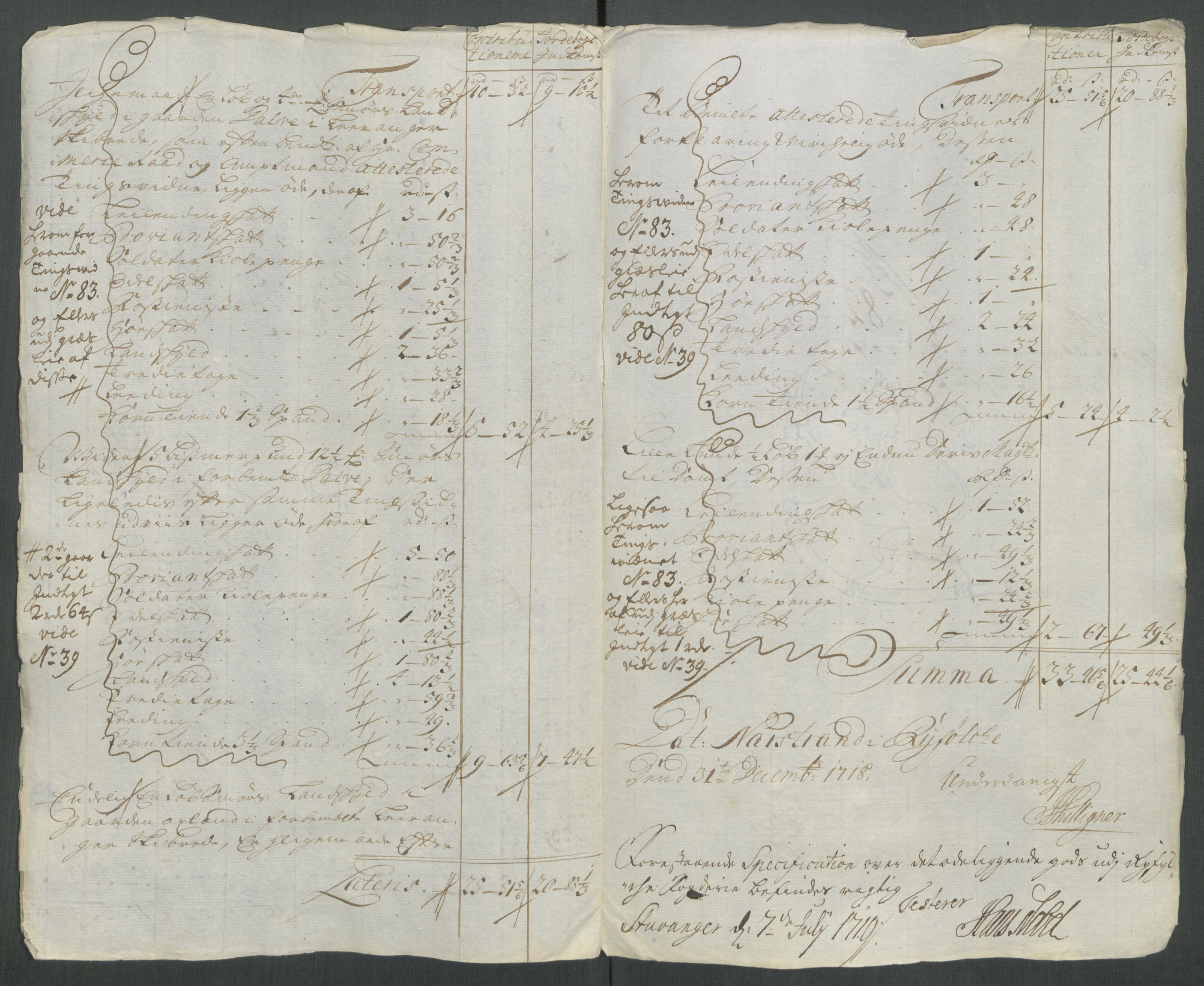 Rentekammeret inntil 1814, Reviderte regnskaper, Fogderegnskap, RA/EA-4092/R47/L2871: Fogderegnskap Ryfylke, 1718, p. 374