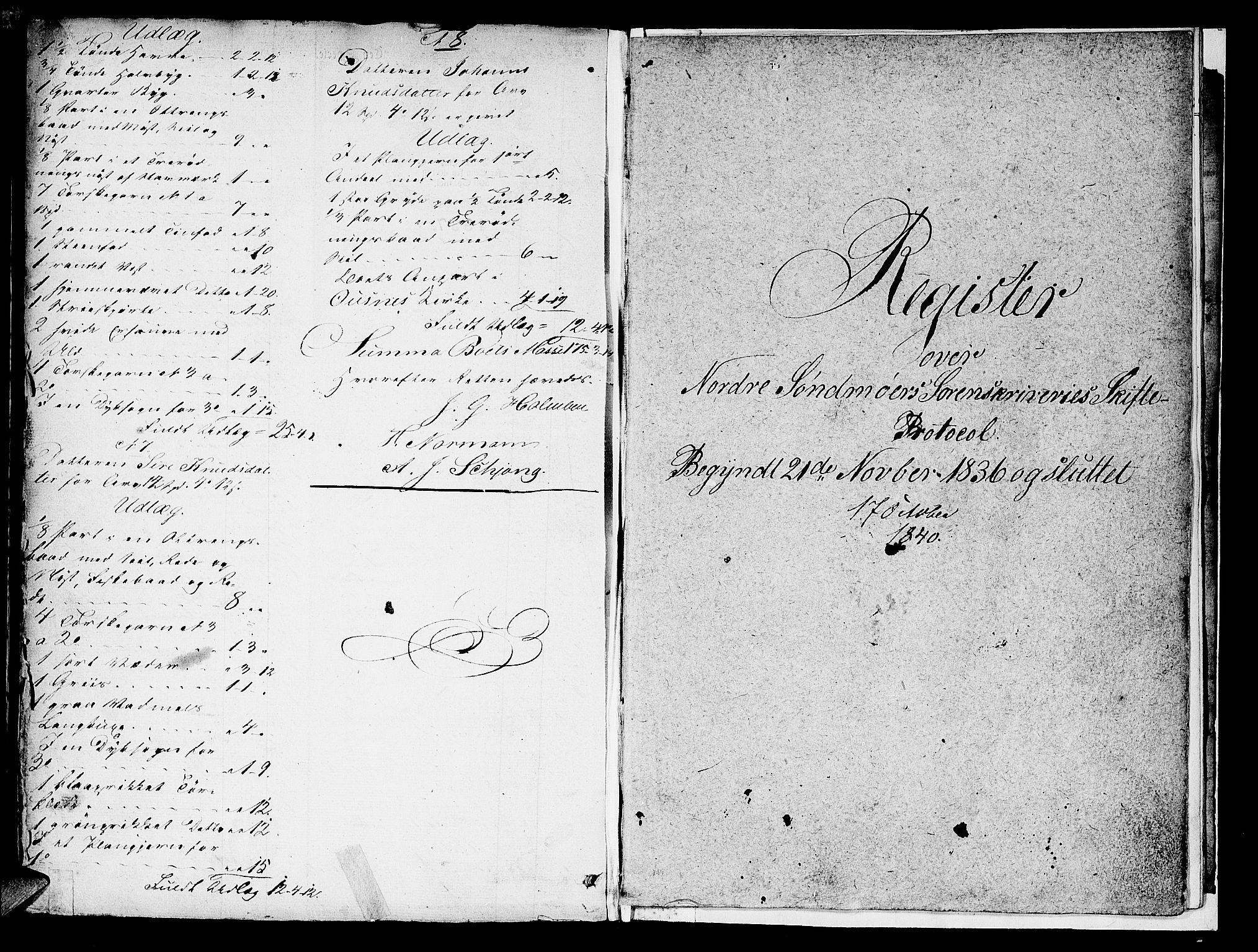 Nordre Sunnmøre sorenskriveri, AV/SAT-A-0006/1/3/3A/L0018: Skifteprotokoll 11, 1836-1840, p. 418b-419a