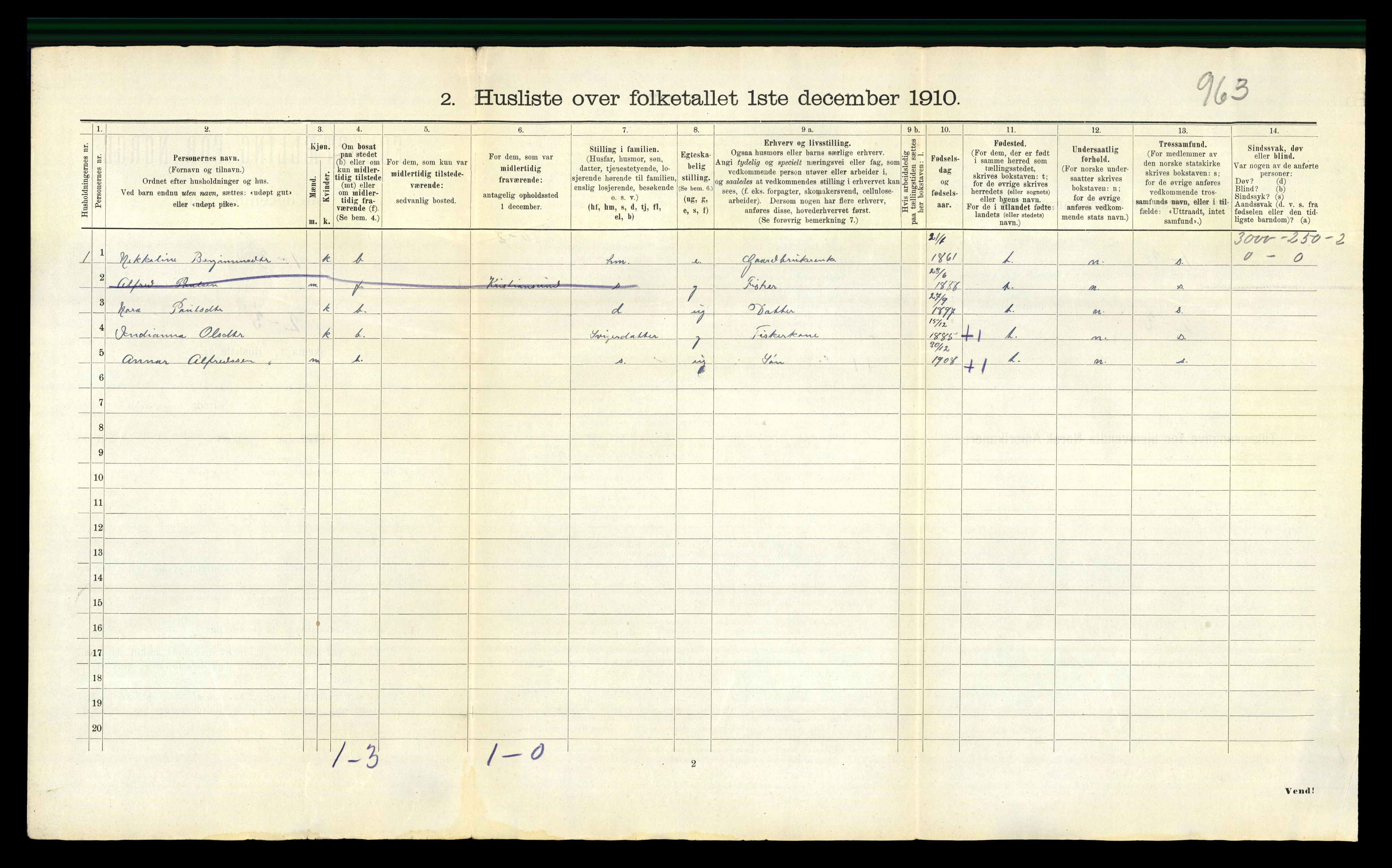 RA, 1910 census for Aa, 1910, p. 49