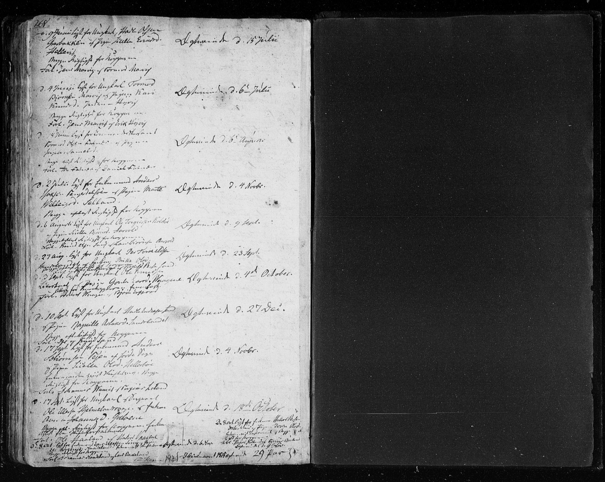 Jelsa sokneprestkontor, AV/SAST-A-101842/01/IV: Parish register (official) no. A 4, 1796-1816, p. 268-269