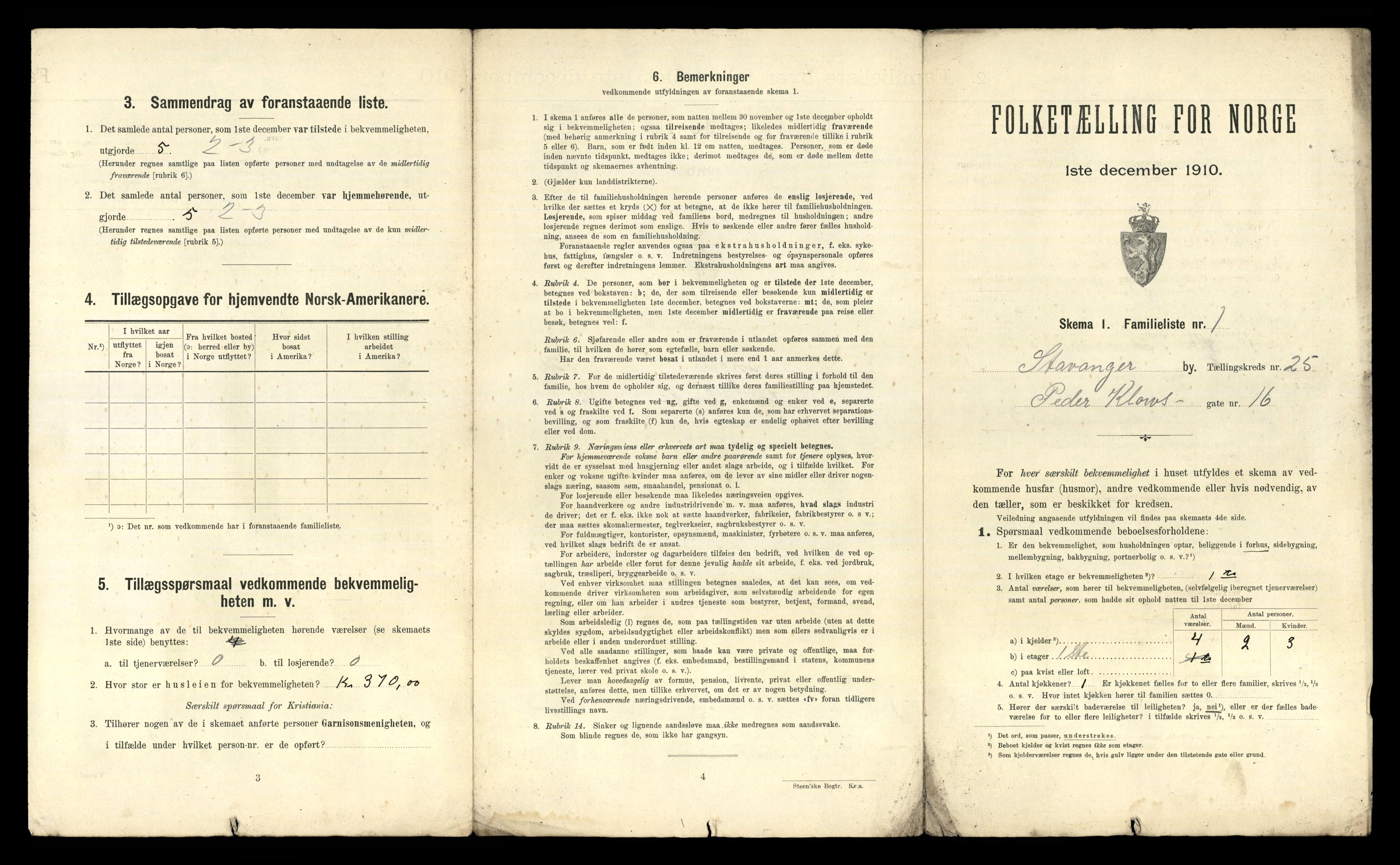 RA, 1910 census for Stavanger, 1910, p. 16028