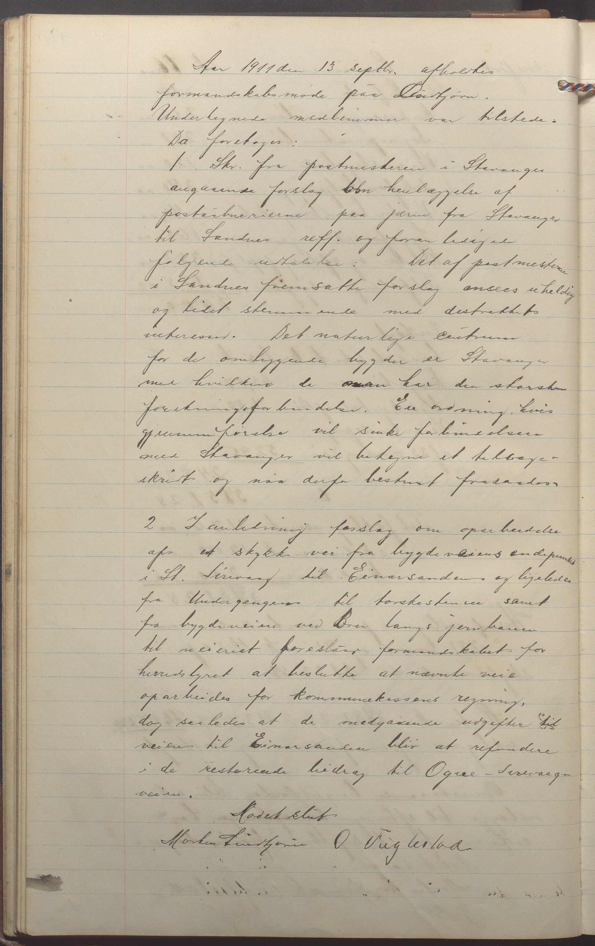 Ogna kommune- Formannskapet, IKAR/K-100909/A/L0003: Møtebok, 1910-1918, p. 19b