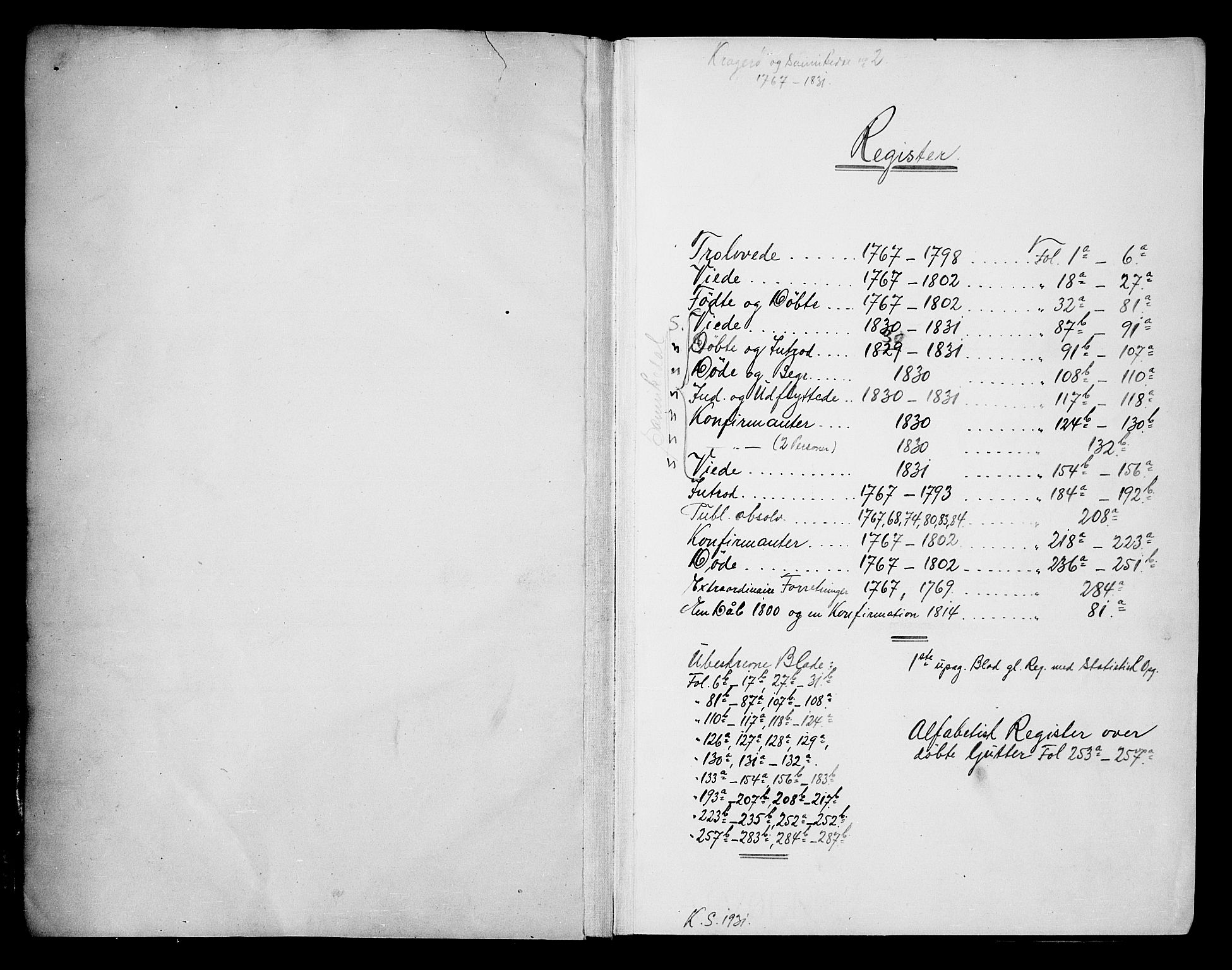 Kragerø kirkebøker, AV/SAKO-A-278/F/Fa/L0002: Parish register (official) no. 2, 1767-1802