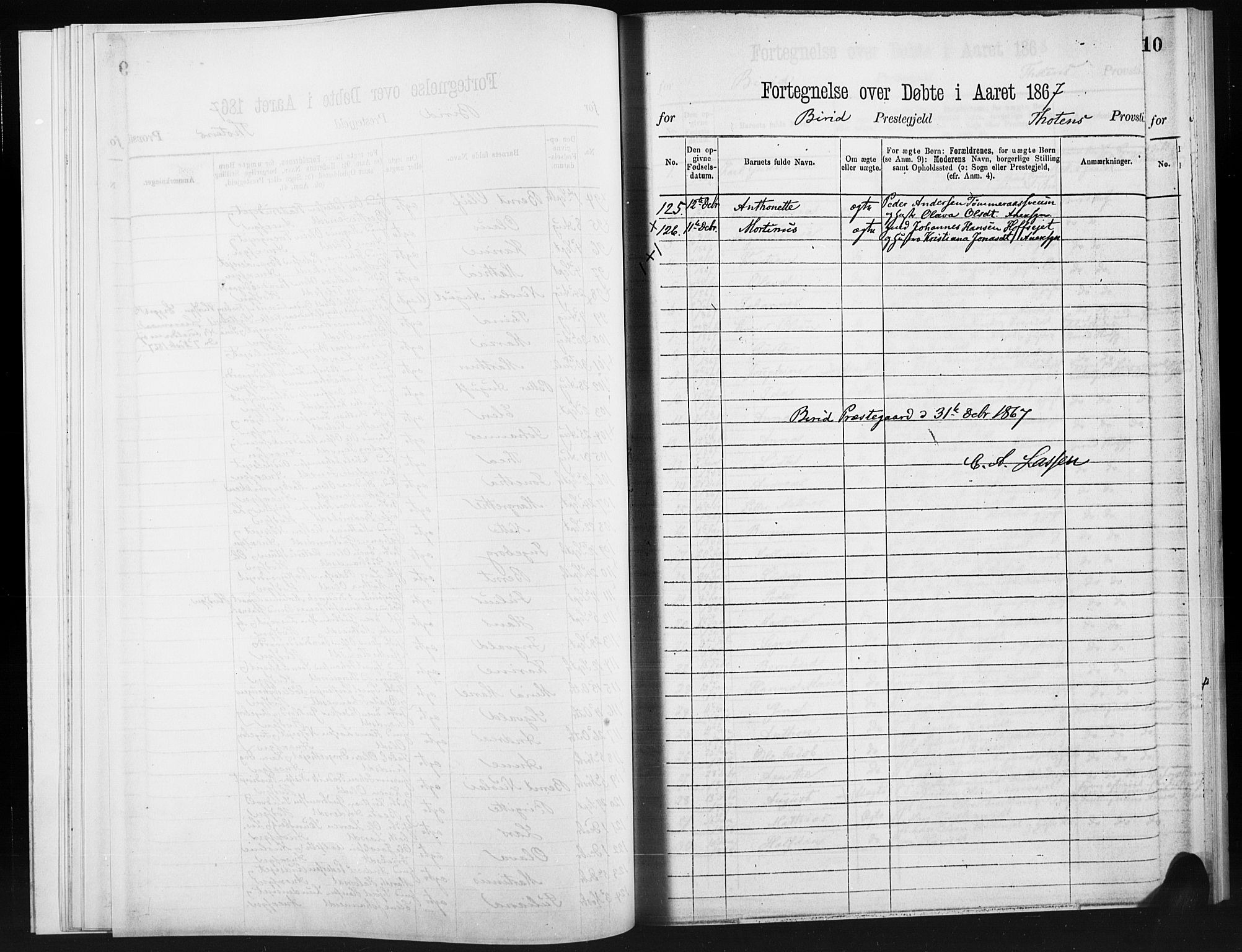 Statistisk sentralbyrå, Sosiodemografiske emner, Befolkning, RA/S-2228/D/Dd: Parish register (official) no. -, 1866-1872, p. 10