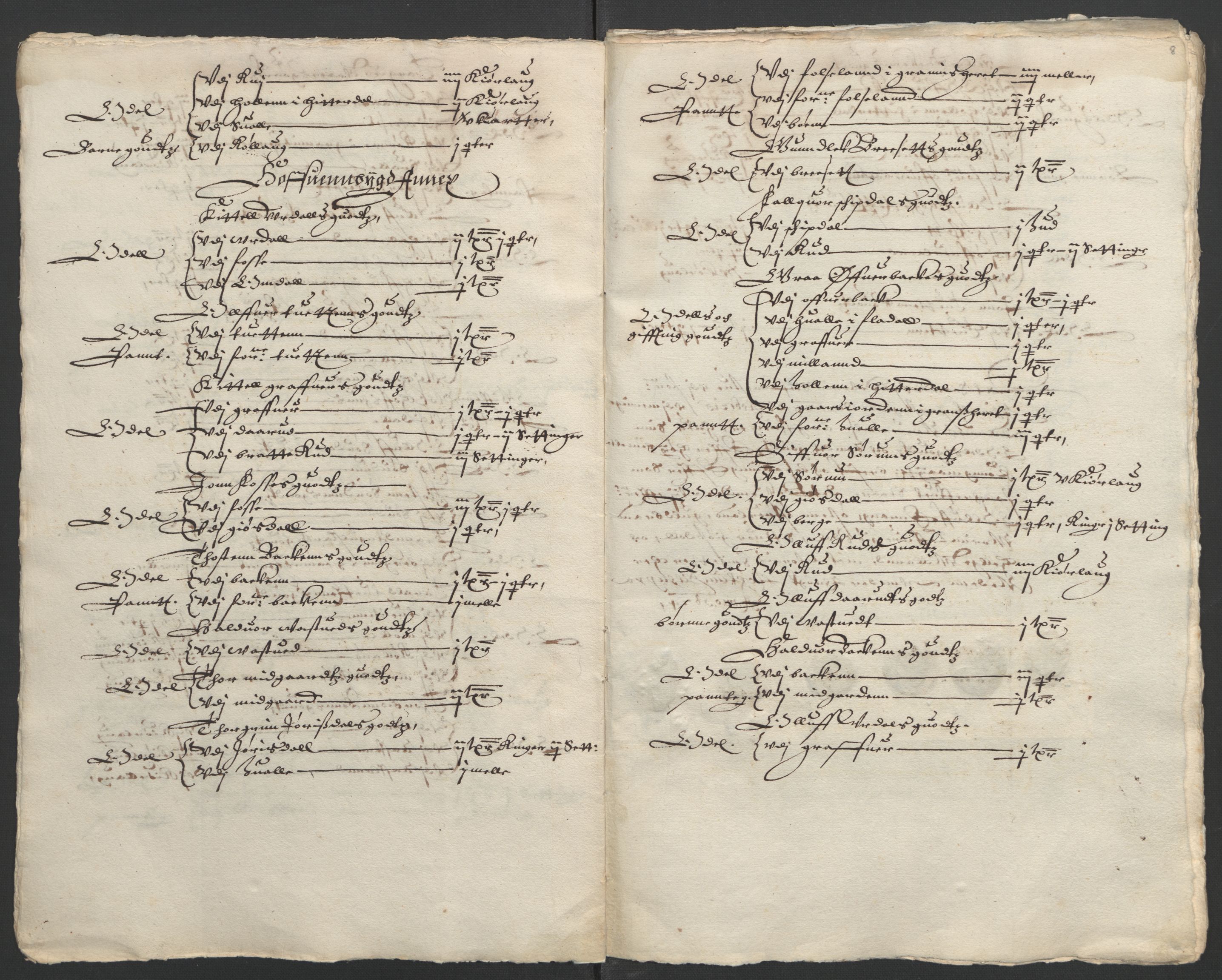 Stattholderembetet 1572-1771, RA/EA-2870/Ek/L0009/0002: Jordebøker til utlikning av rosstjeneste 1624-1626: / Odelsjordebøker for Bratsberg len, 1624, p. 63