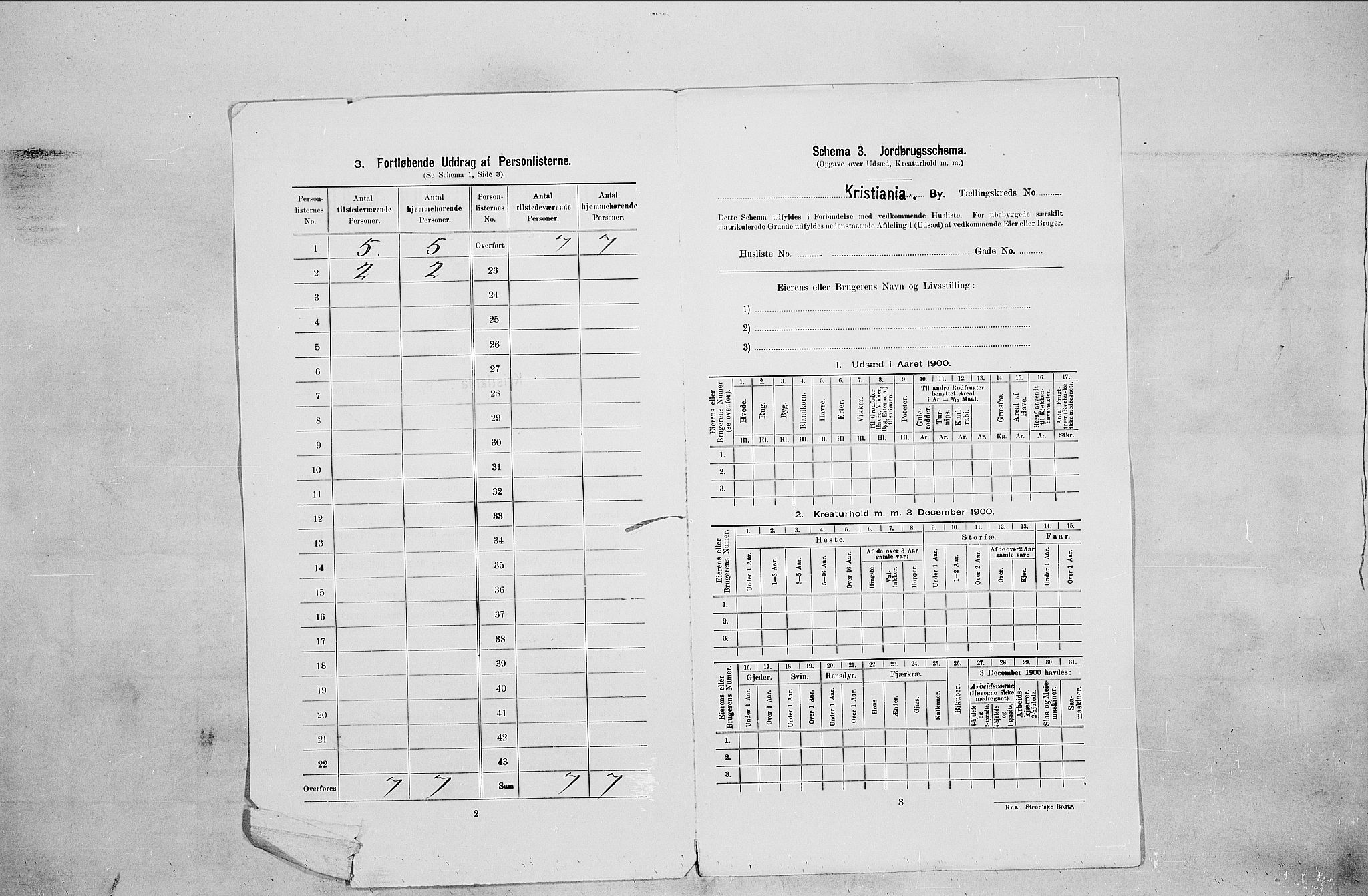 SAO, 1900 census for Kristiania, 1900, p. 59022