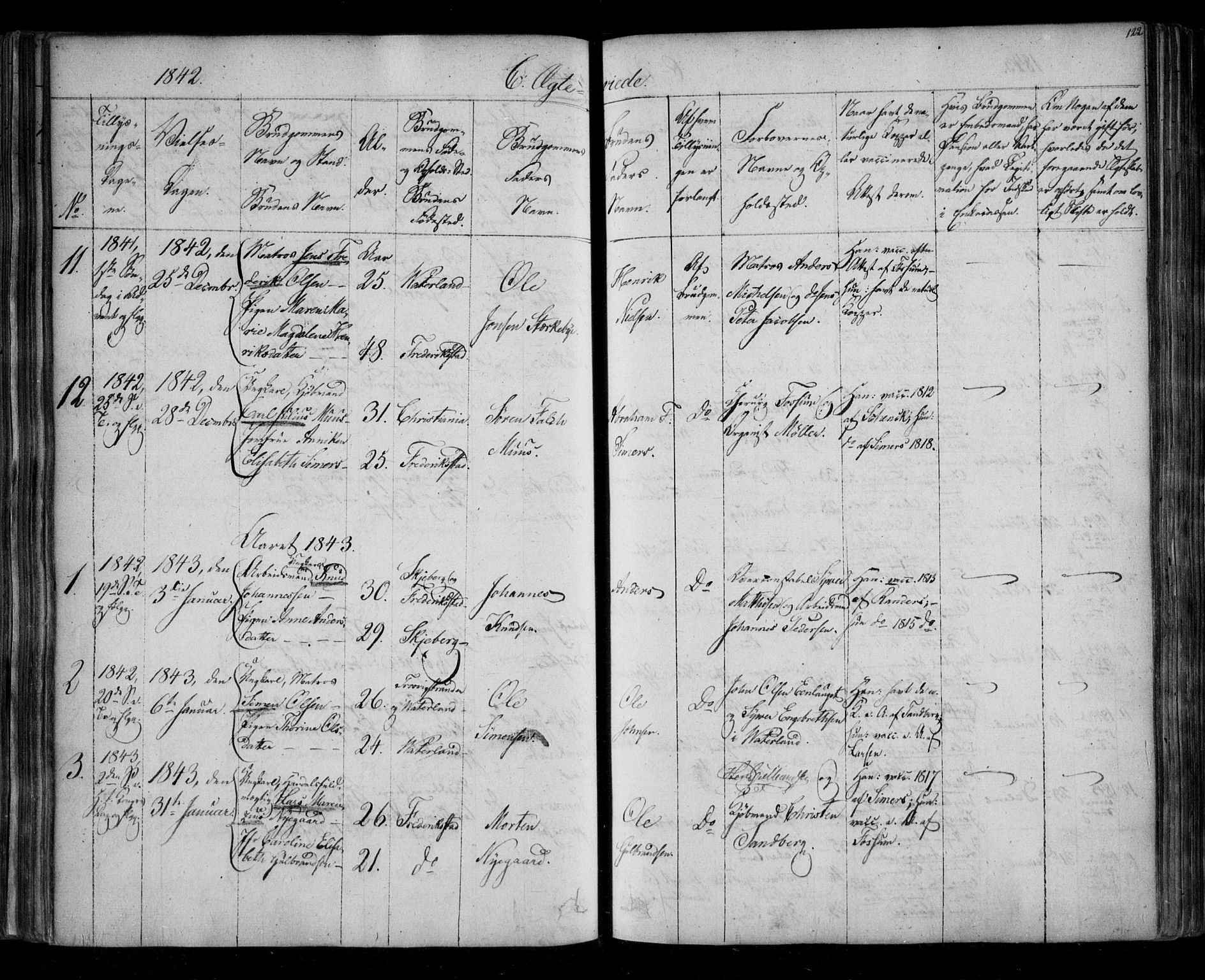 Fredrikstad prestekontor Kirkebøker, AV/SAO-A-11082/F/Fa/L0005: Parish register (official) no. 5, 1835-1856, p. 122