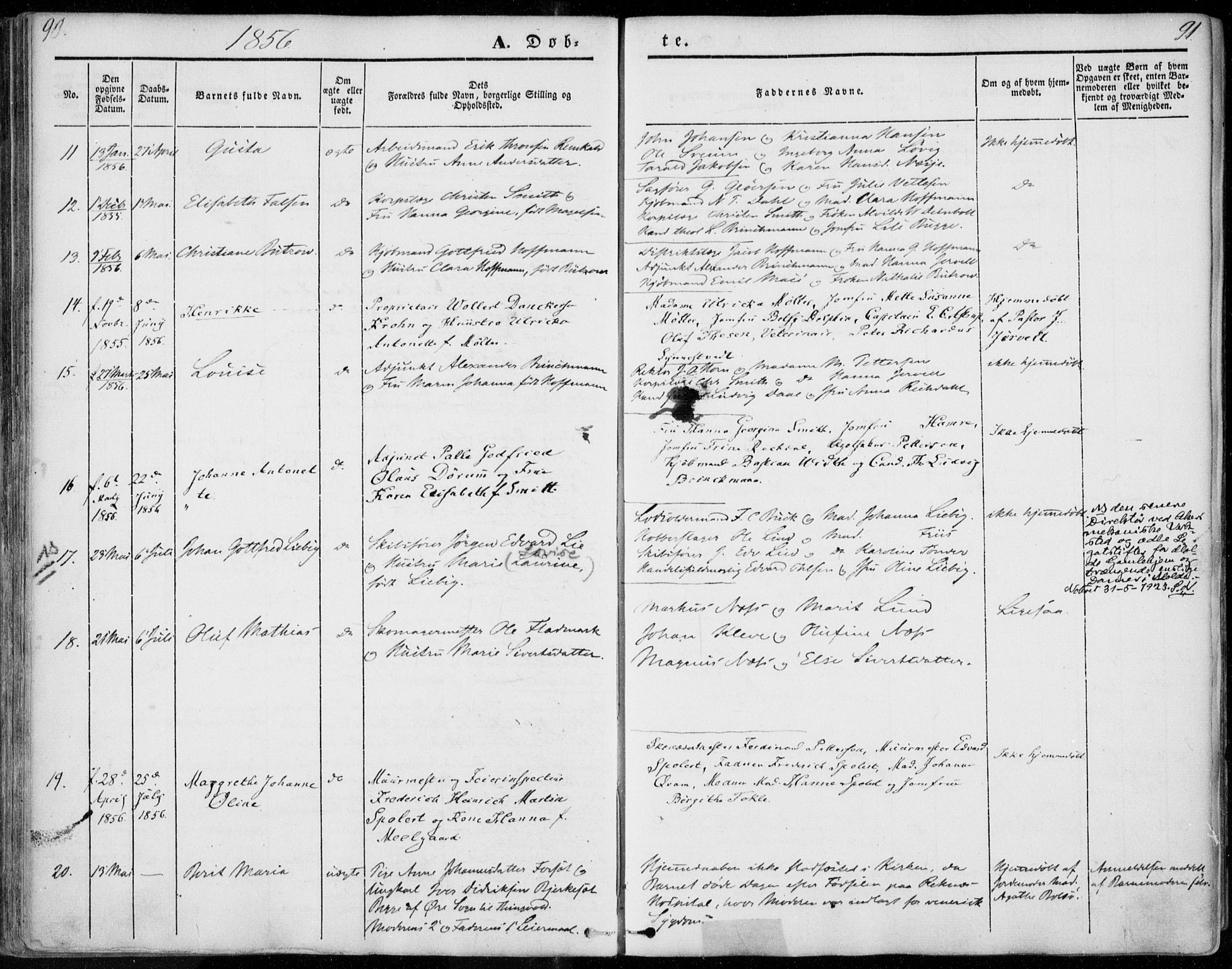 Ministerialprotokoller, klokkerbøker og fødselsregistre - Møre og Romsdal, SAT/A-1454/558/L0689: Parish register (official) no. 558A03, 1843-1872, p. 90-91