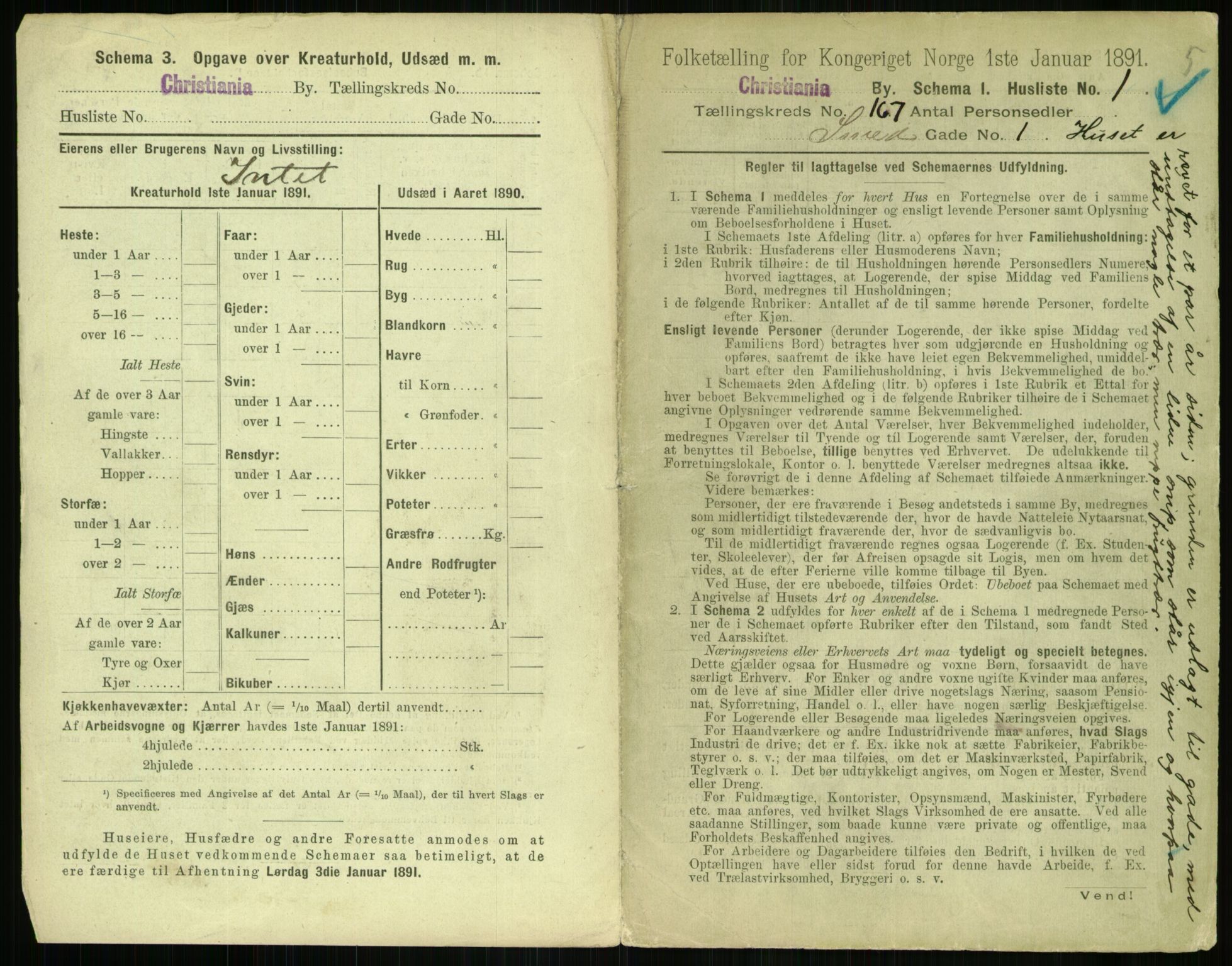 RA, 1891 census for 0301 Kristiania, 1891, p. 97193