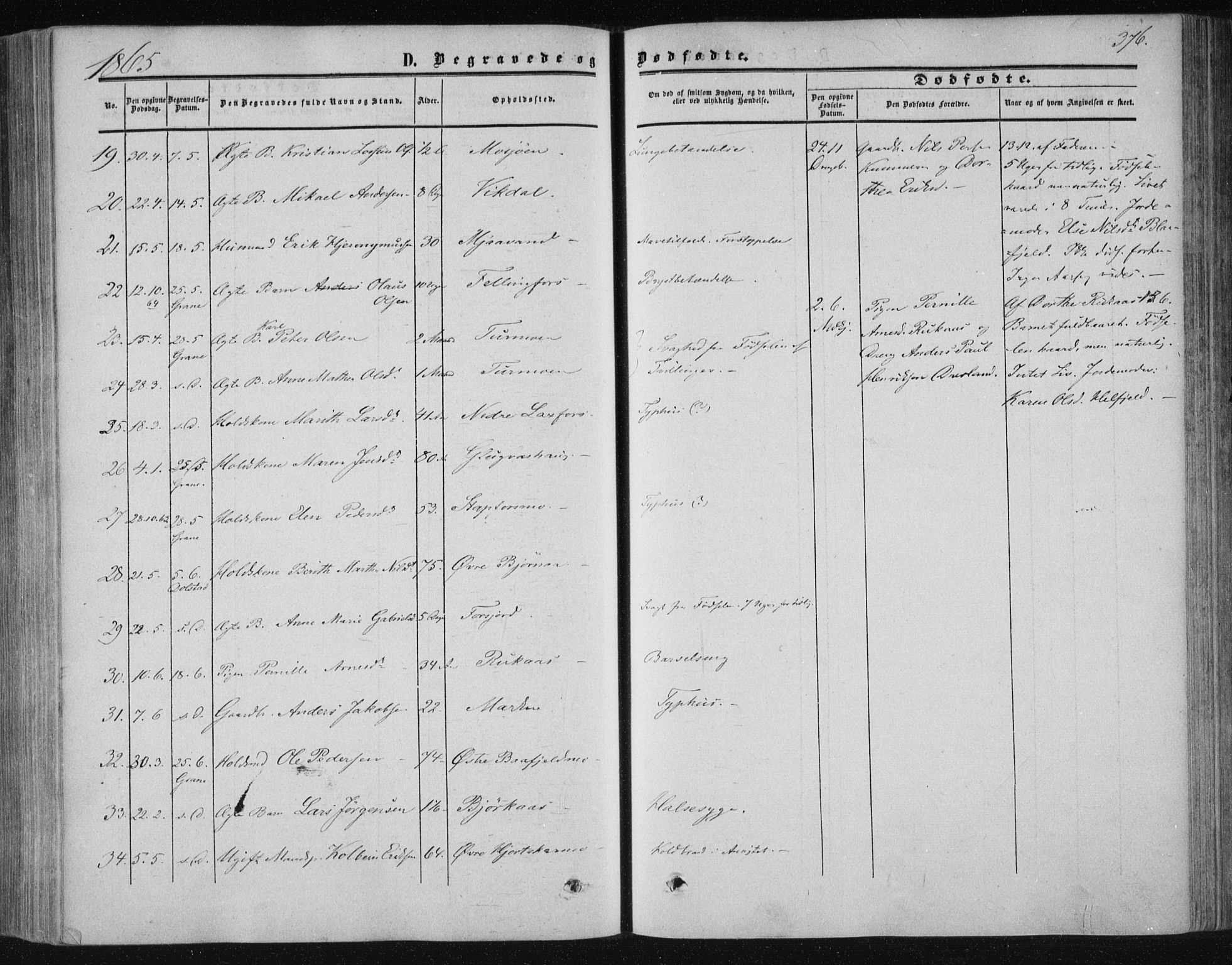 Ministerialprotokoller, klokkerbøker og fødselsregistre - Nordland, SAT/A-1459/820/L0293: Parish register (official) no. 820A14, 1855-1865, p. 376
