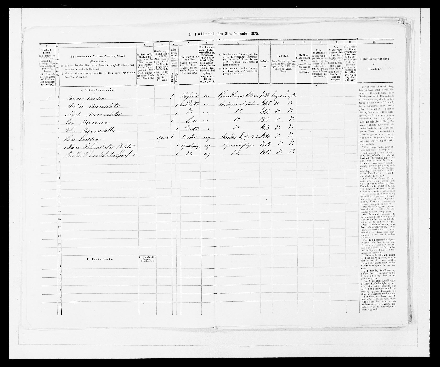 SAB, 1875 Census for 1448P Stryn, 1875, p. 552