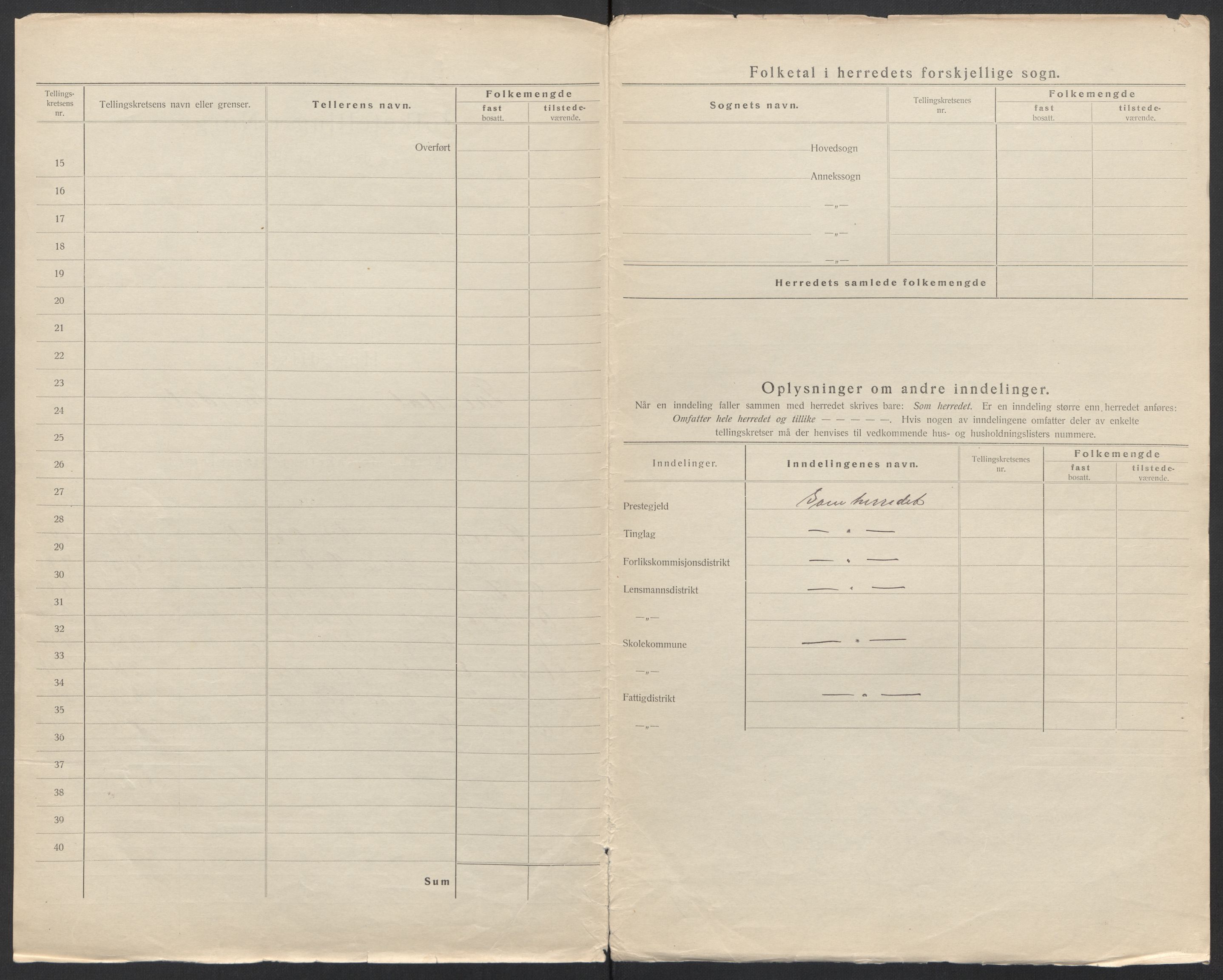 SAT, 1920 census for Saltdal, 1920, p. 21