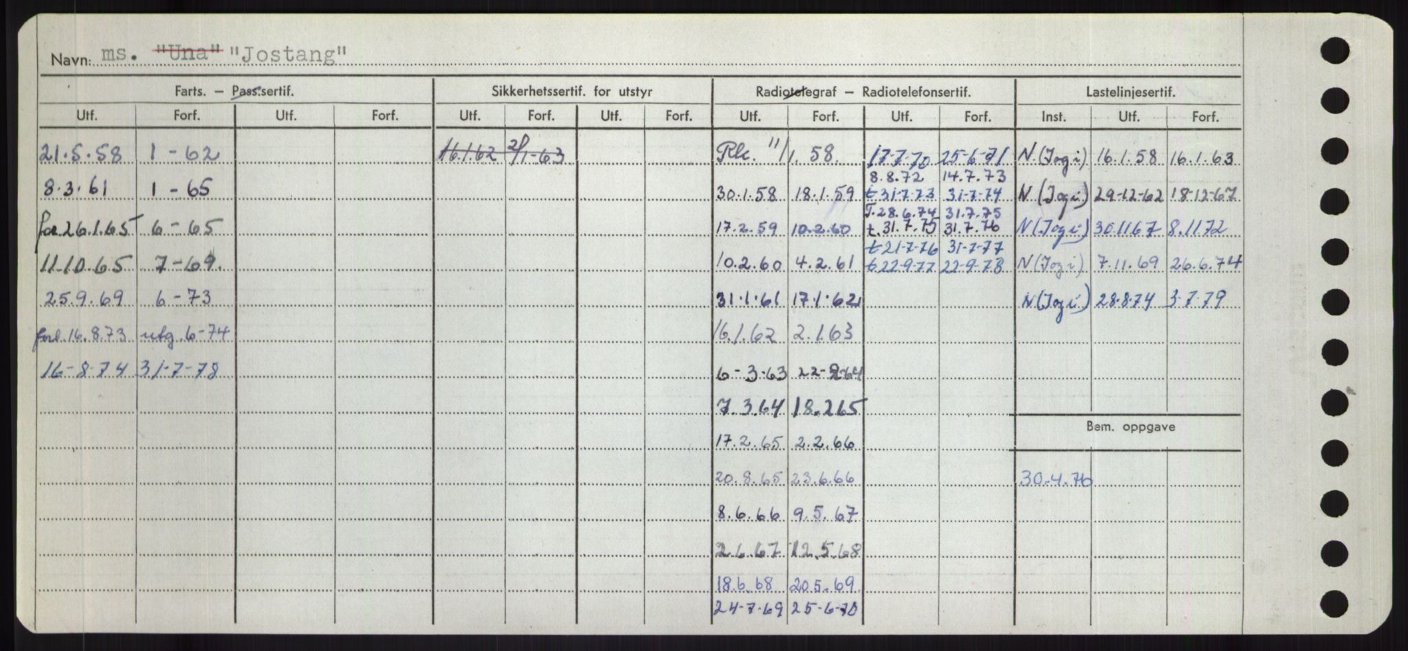 Sjøfartsdirektoratet med forløpere, Skipsmålingen, AV/RA-S-1627/H/Hd/L0019: Fartøy, J, p. 584