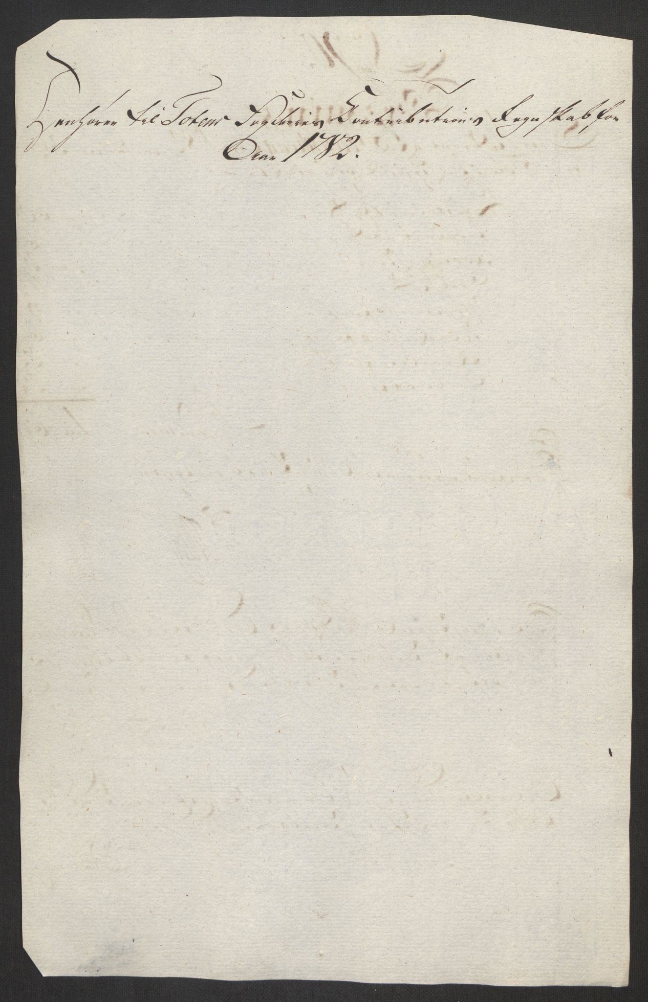 Rentekammeret inntil 1814, Reviderte regnskaper, Fogderegnskap, AV/RA-EA-4092/R19/L1369: Fogderegnskap Toten, Hadeland og Vardal, 1782, p. 290