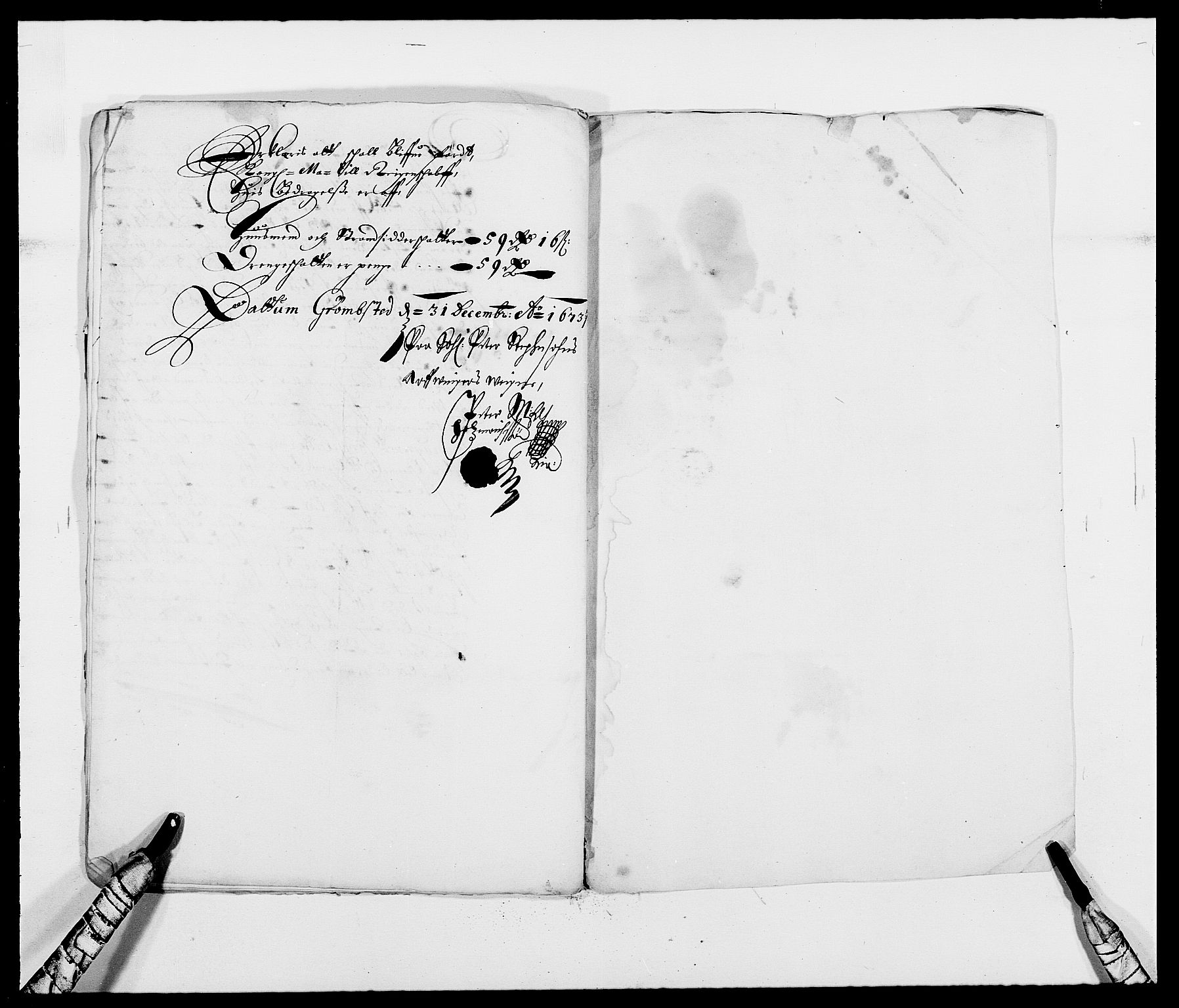 Rentekammeret inntil 1814, Reviderte regnskaper, Fogderegnskap, AV/RA-EA-4092/R39/L2300: Fogderegnskap Nedenes, 1672-1674, p. 133