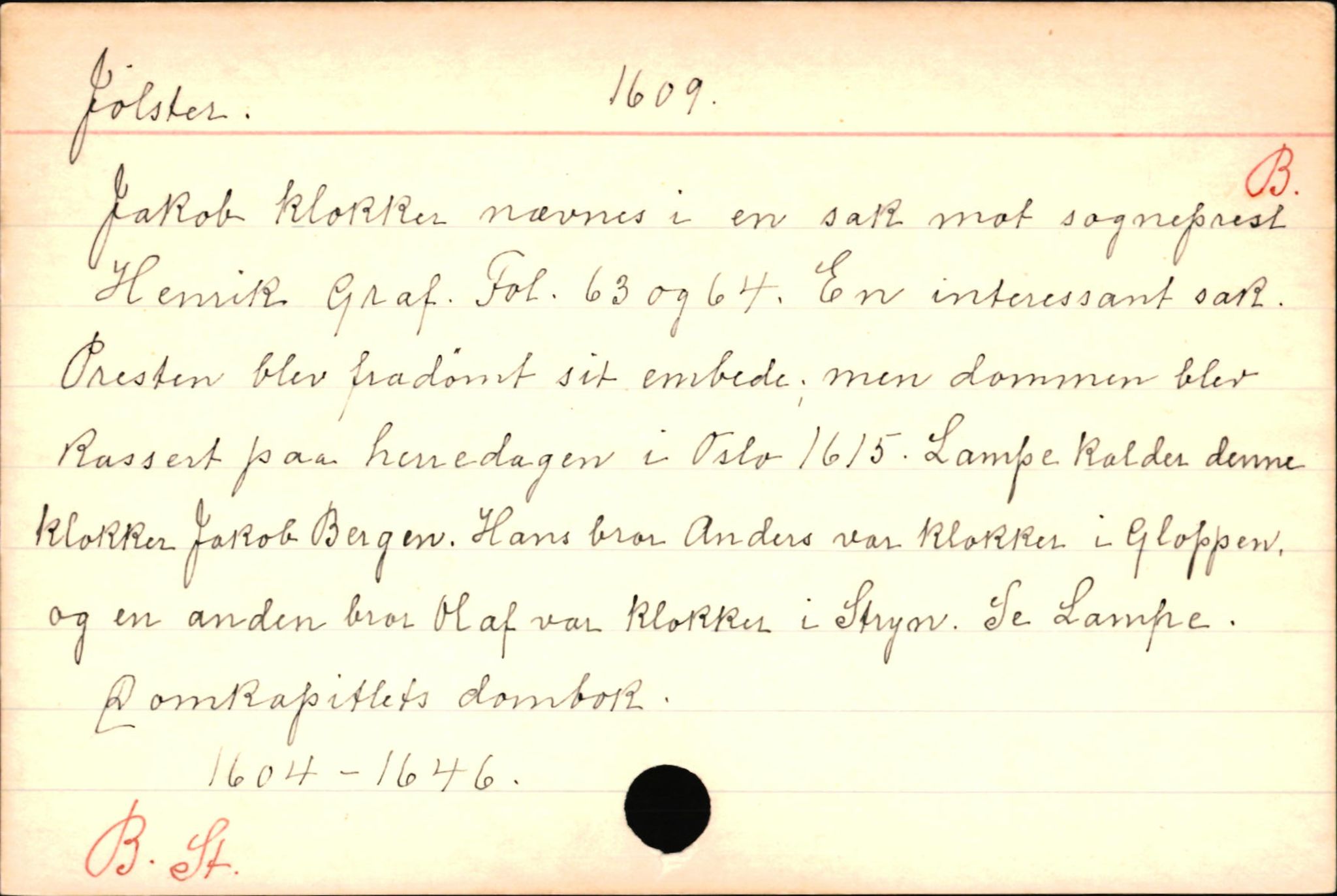 Haugen, Johannes - lærer, AV/SAB-SAB/PA-0036/01/L0001: Om klokkere og lærere, 1521-1904, p. 6794