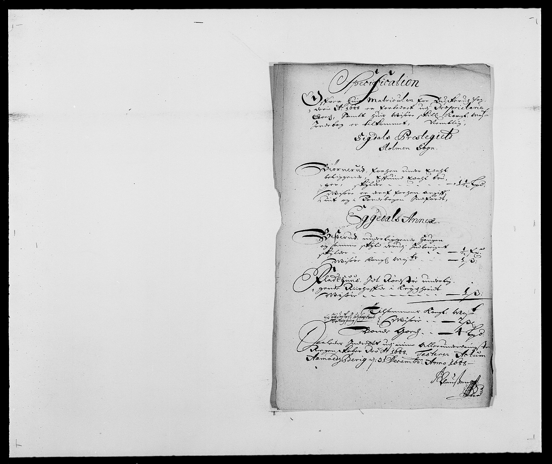 Rentekammeret inntil 1814, Reviderte regnskaper, Fogderegnskap, RA/EA-4092/R25/L1679: Fogderegnskap Buskerud, 1687-1688, p. 300