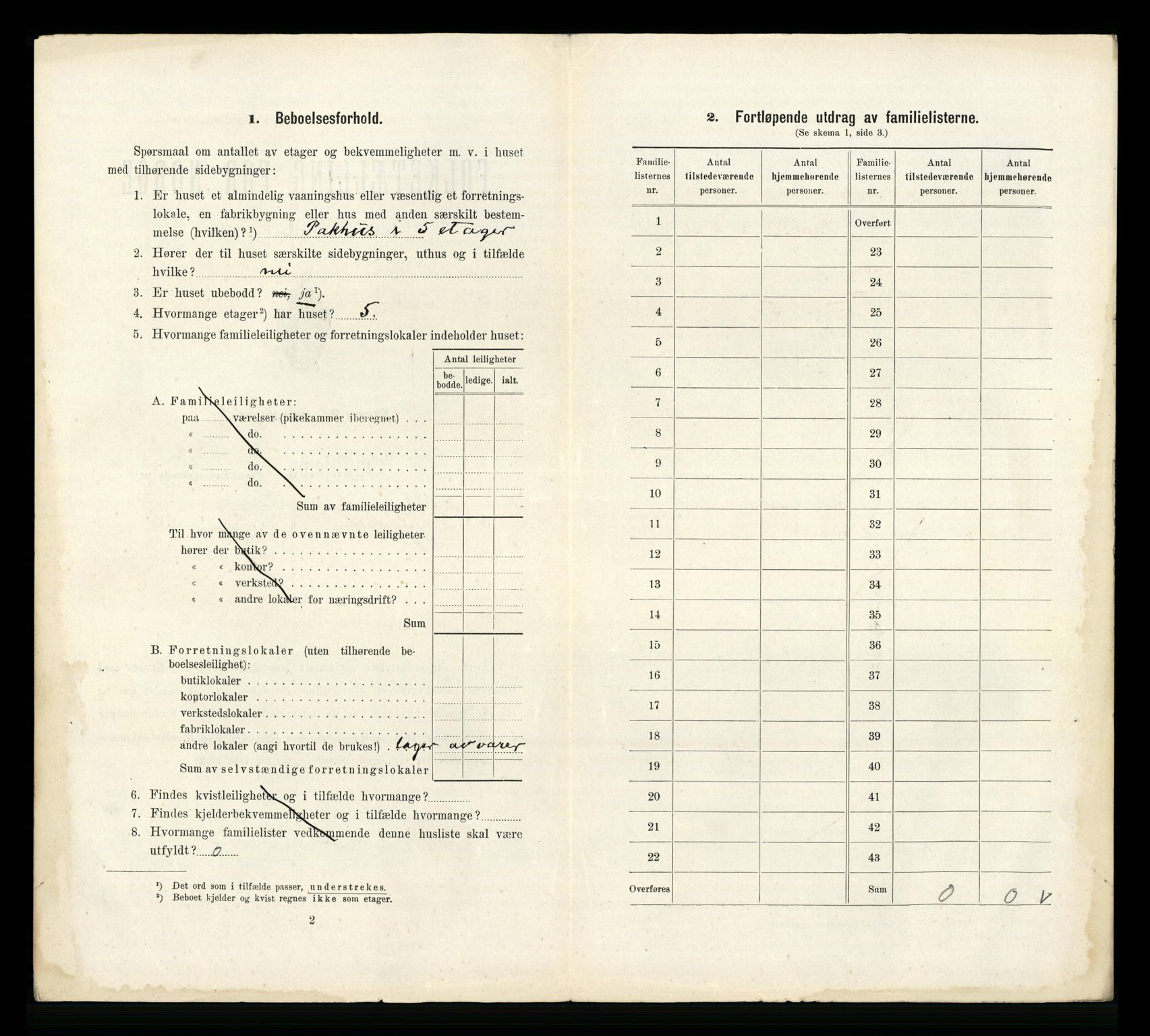 RA, 1910 census for Trondheim, 1910, p. 5122