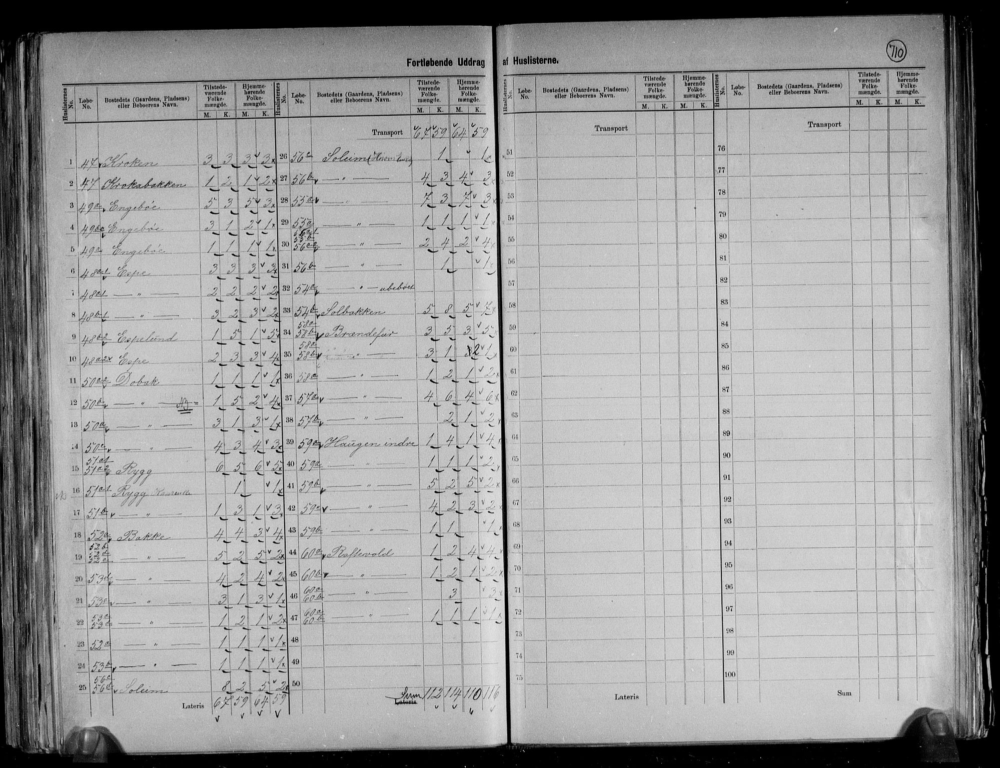 RA, 1891 census for 1444 Hornindal, 1891, p. 13