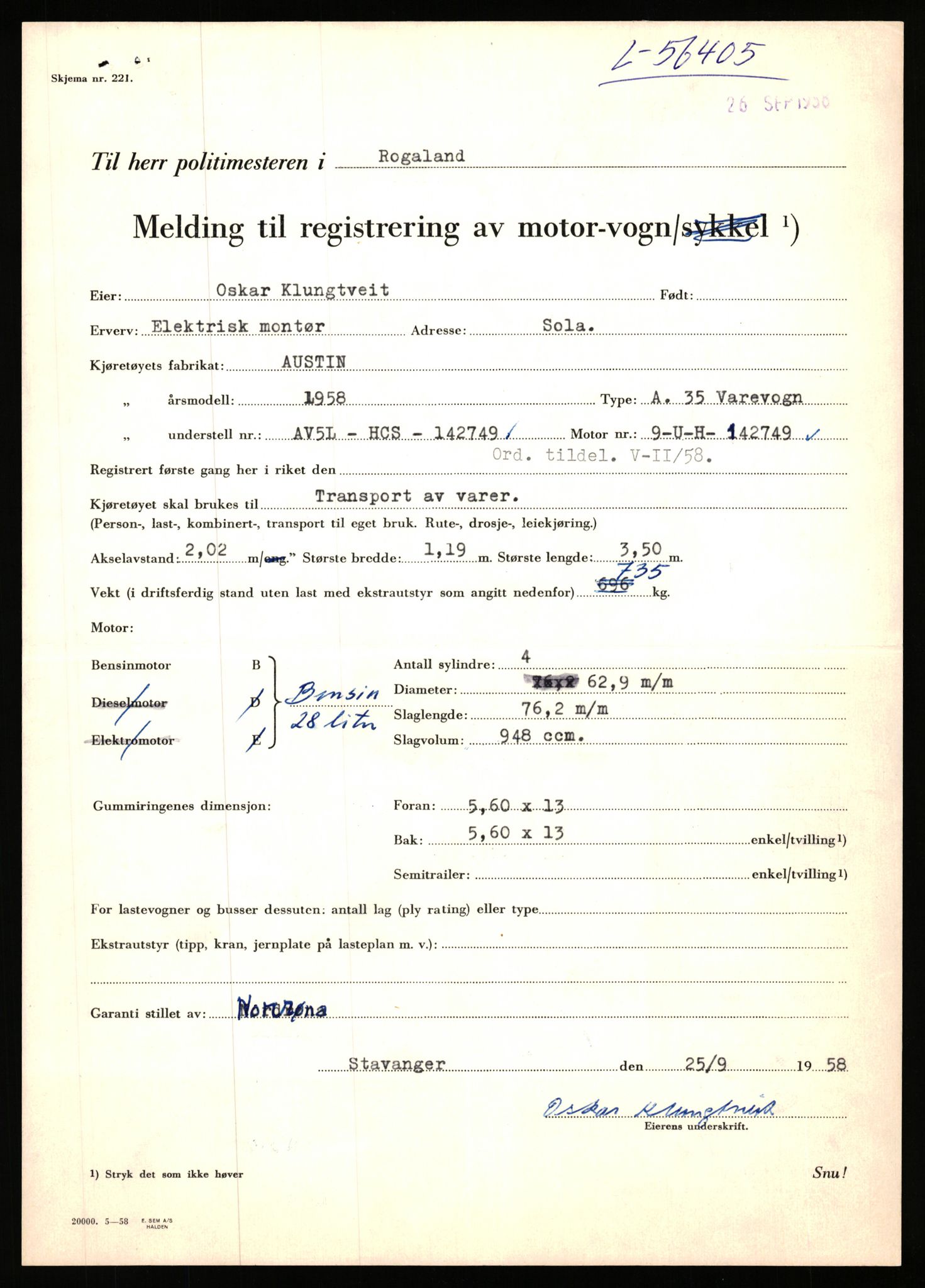 Stavanger trafikkstasjon, AV/SAST-A-101942/0/F/L0055: L-55700 - L-56499, 1930-1971, p. 1795