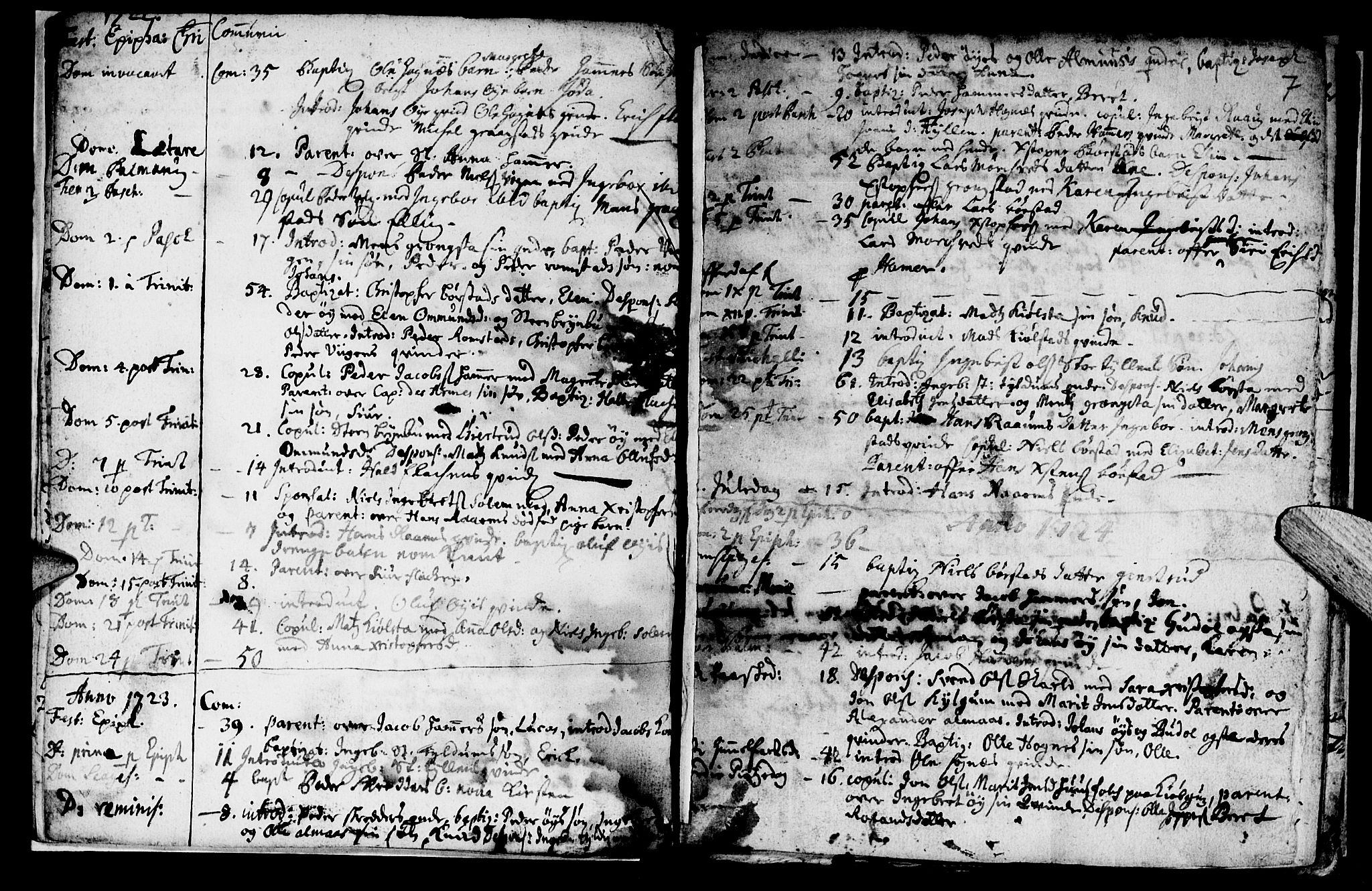 Ministerialprotokoller, klokkerbøker og fødselsregistre - Nord-Trøndelag, AV/SAT-A-1458/765/L0560: Parish register (official) no. 765A01, 1706-1748, p. 7