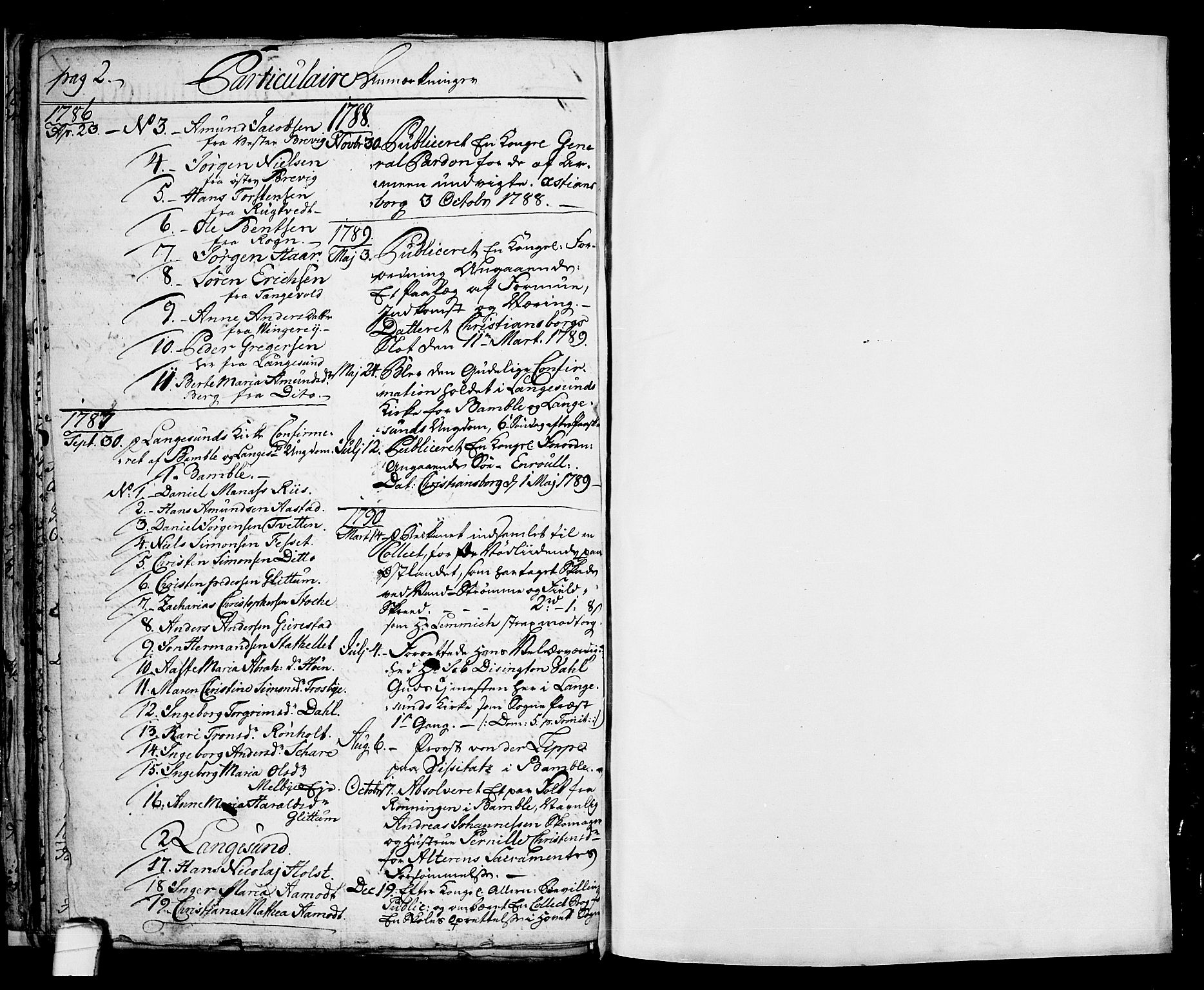 Langesund kirkebøker, SAKO/A-280/G/Ga/L0001: Parish register (copy) no. 1, 1783-1801, p. 2